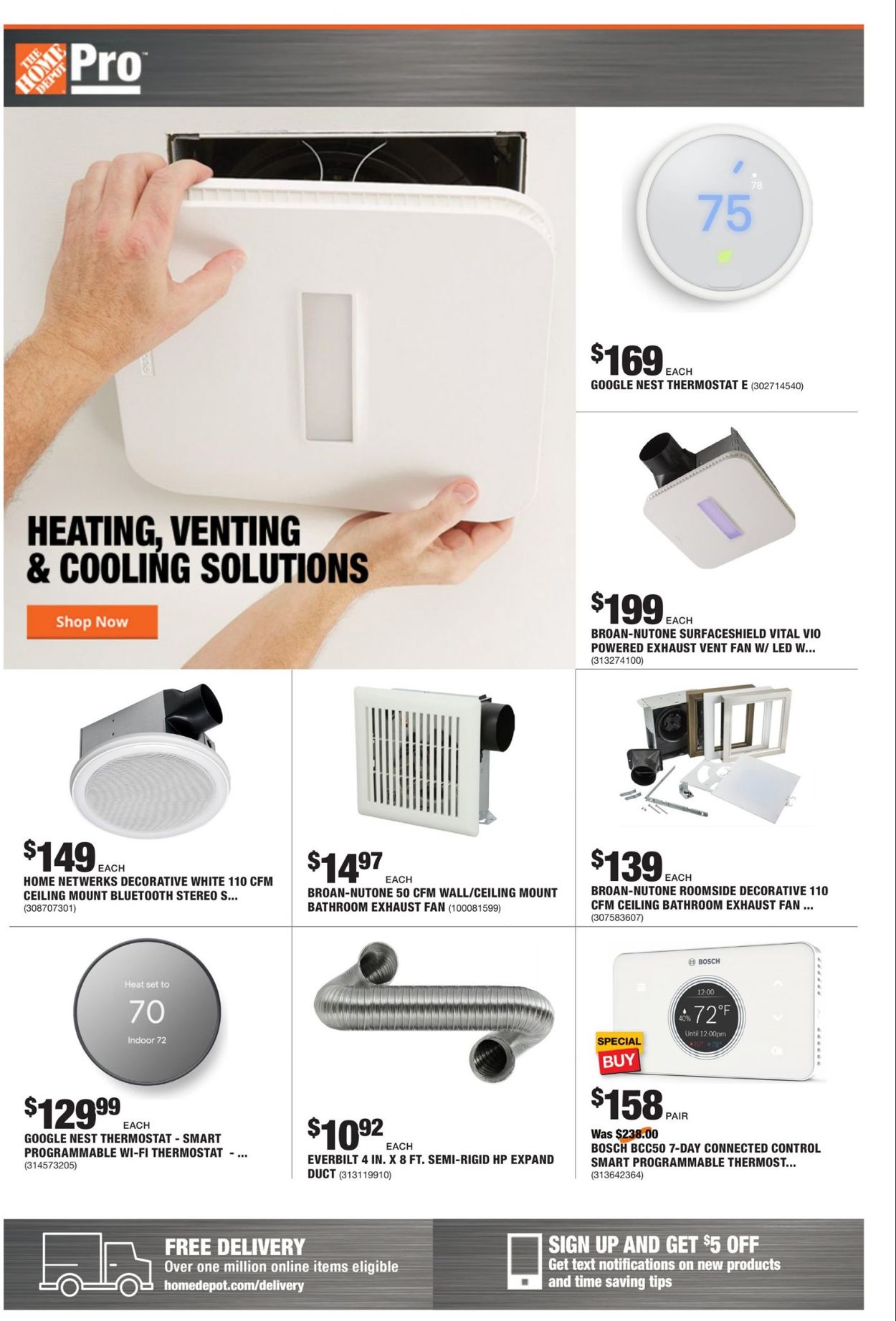 Catalogue Home Depot Cyber Monday 2020 from 11/30/2020