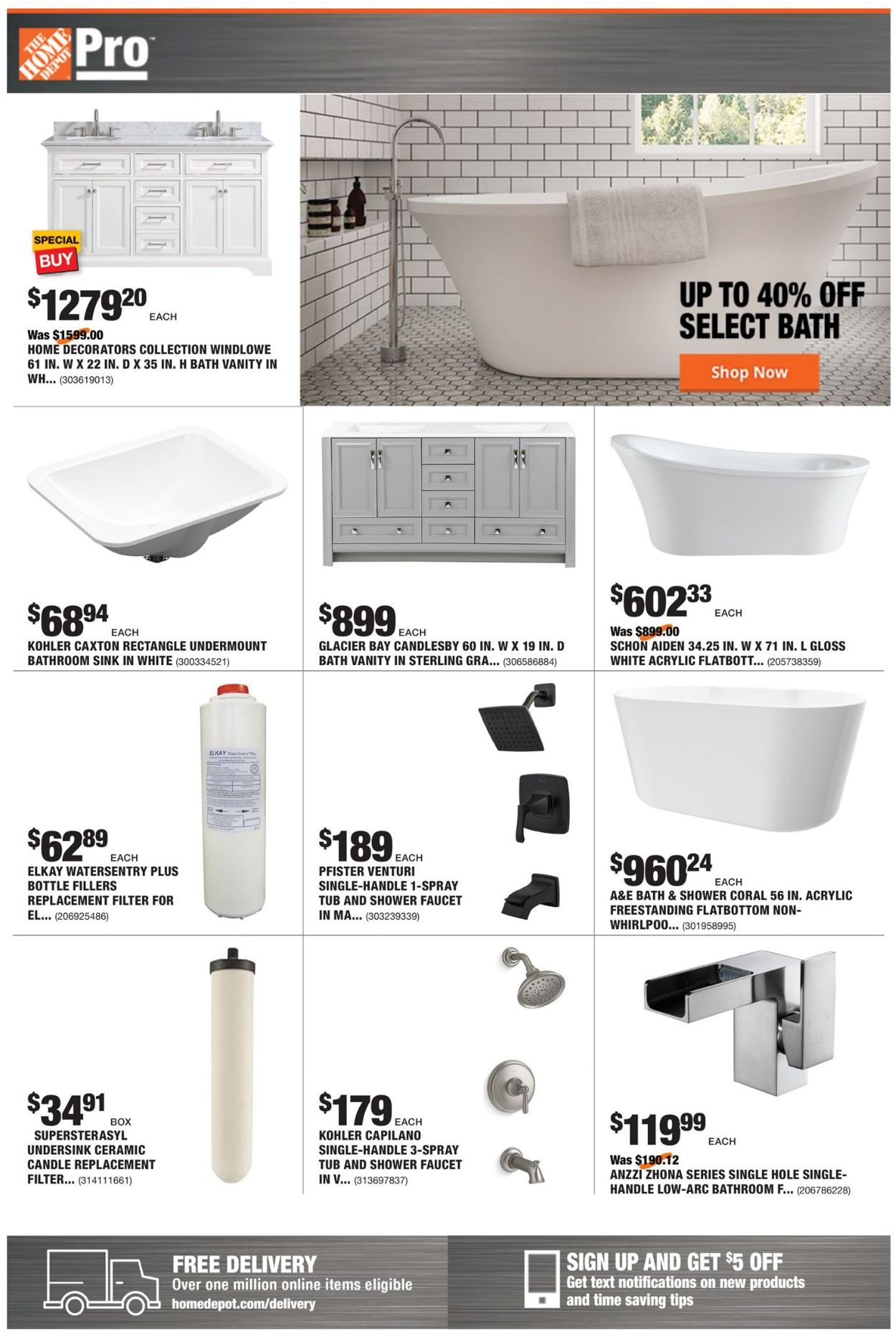 Catalogue Home Depot from 12/07/2020