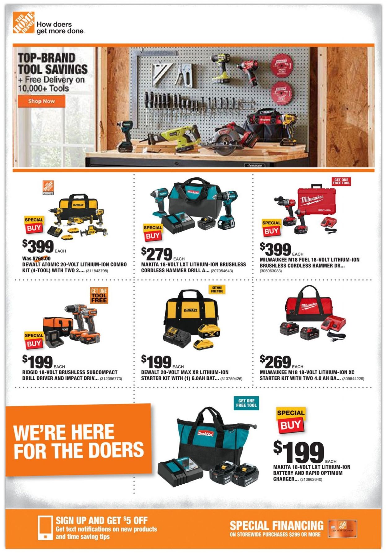 Catalogue Home Depot from 12/17/2020