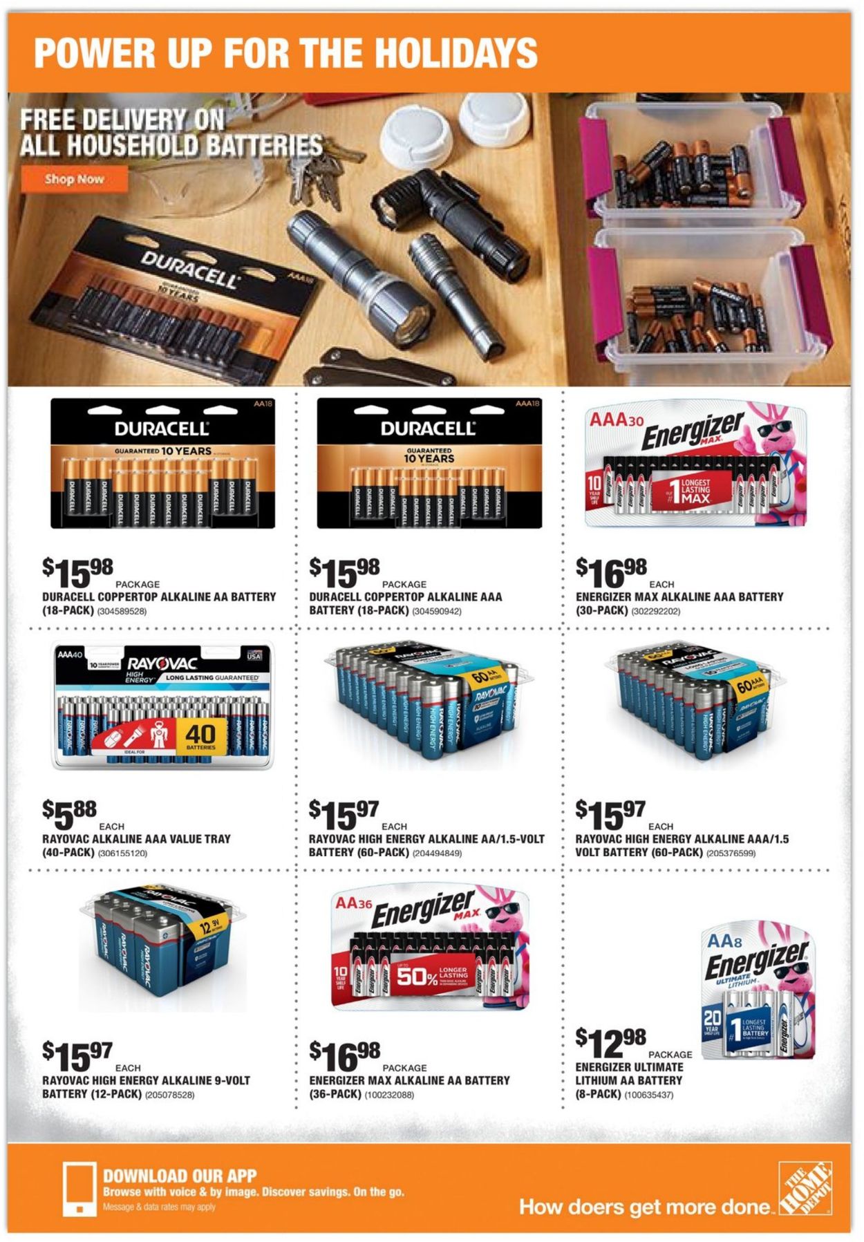 Catalogue Home Depot from 12/17/2020