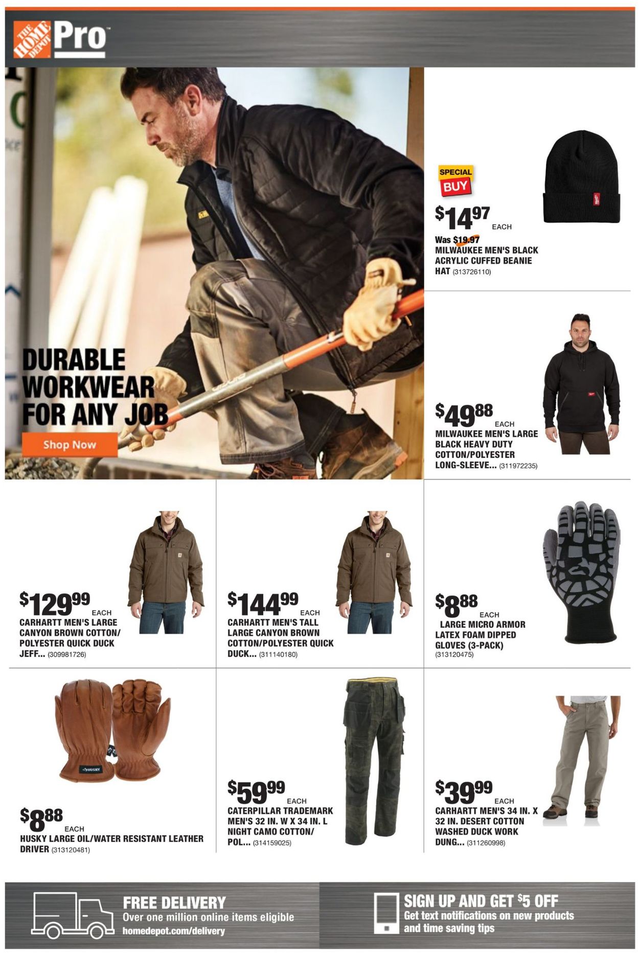 Catalogue Home Depot from 12/21/2020