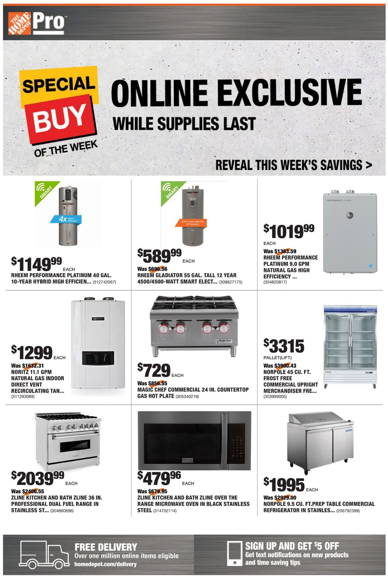 Catalogue Home Depot from 12/28/2020