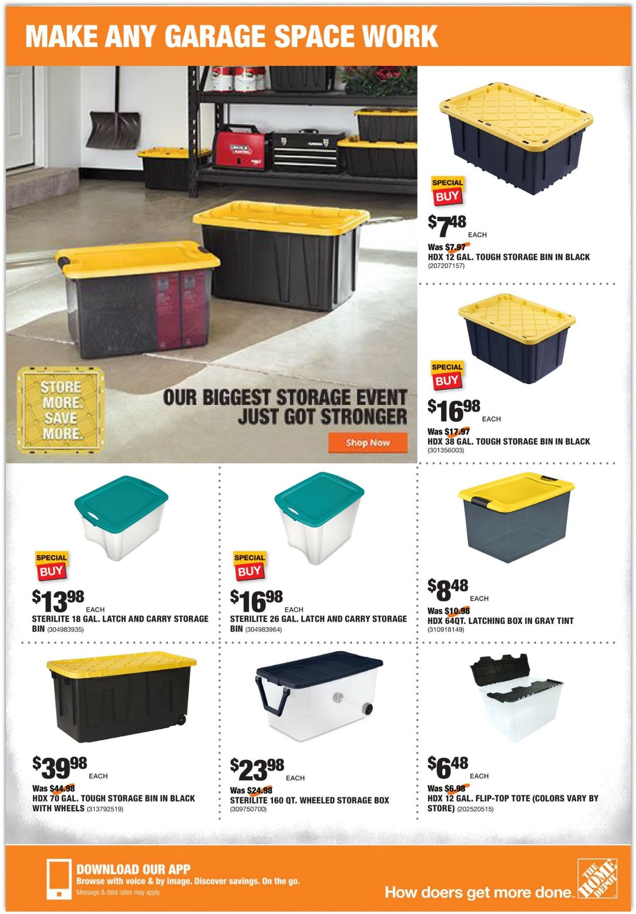 Catalogue Home Depot from 01/07/2021