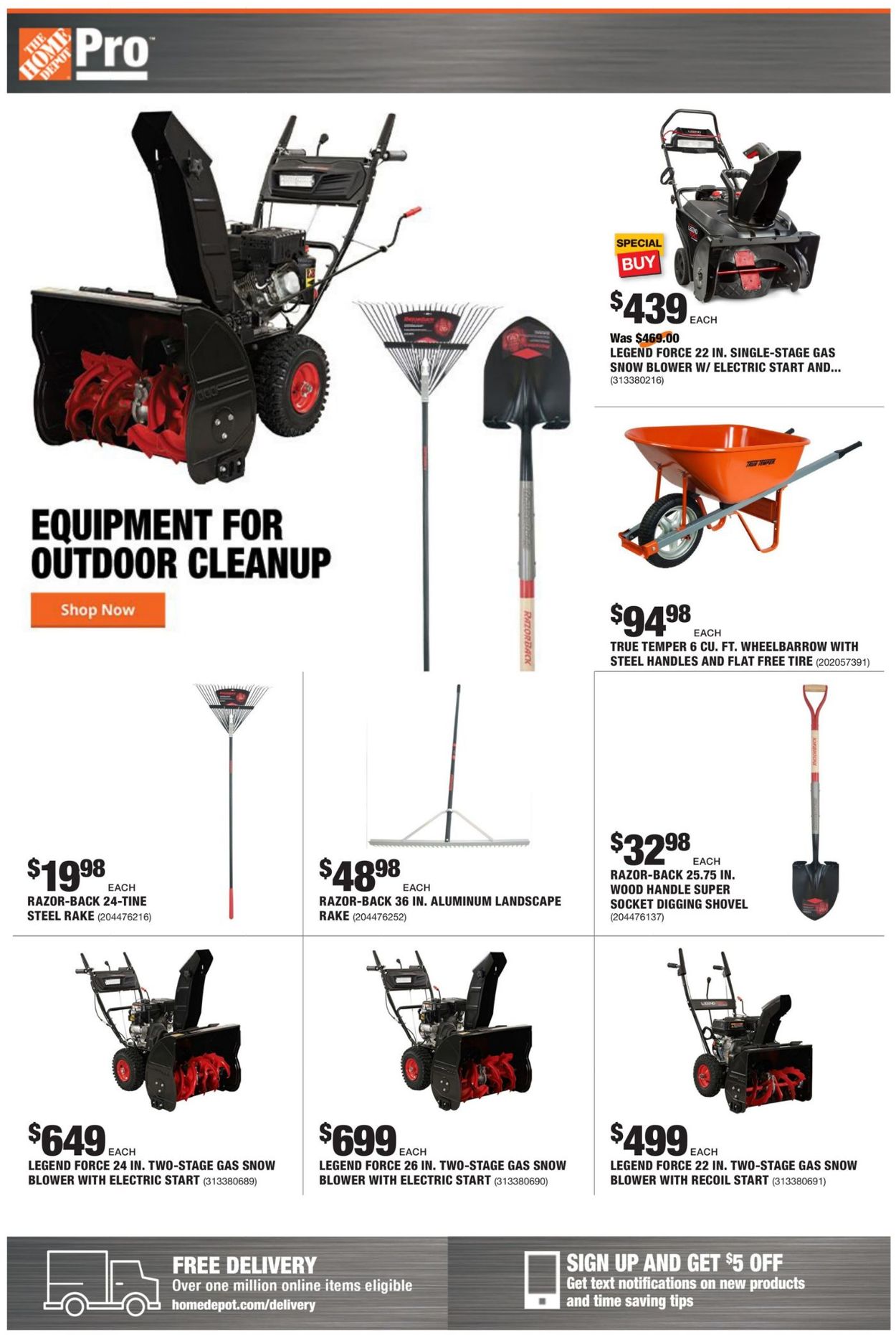 Catalogue Home Depot from 01/18/2021