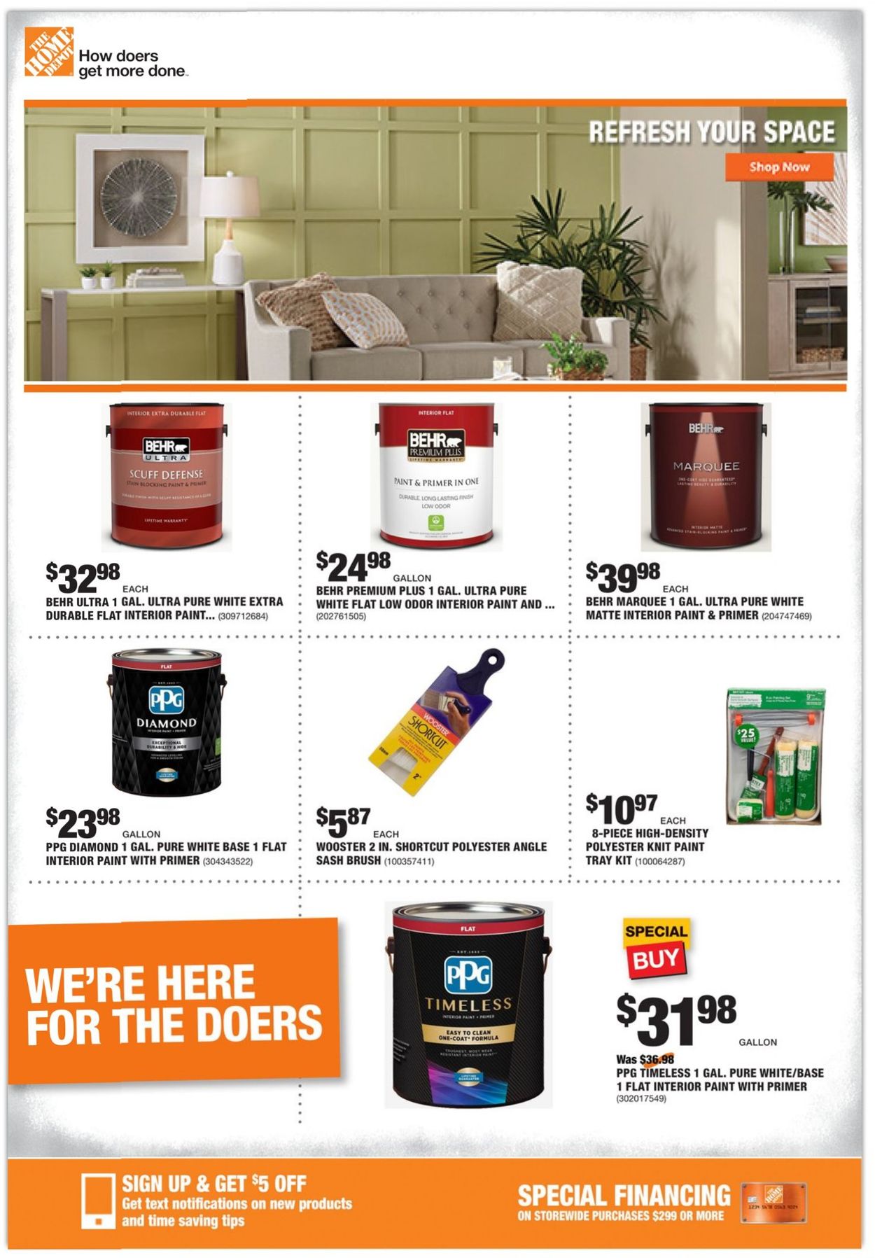 Catalogue Home Depot from 02/18/2021