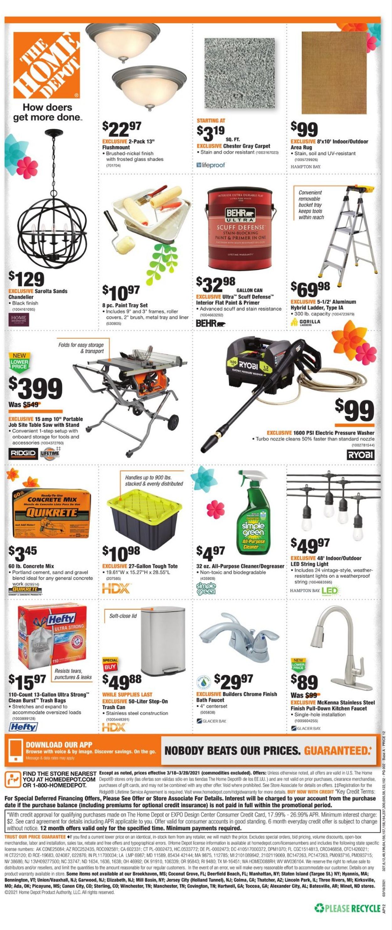 Home Depot Current weekly ad 03/18 03/28/2021 [2]