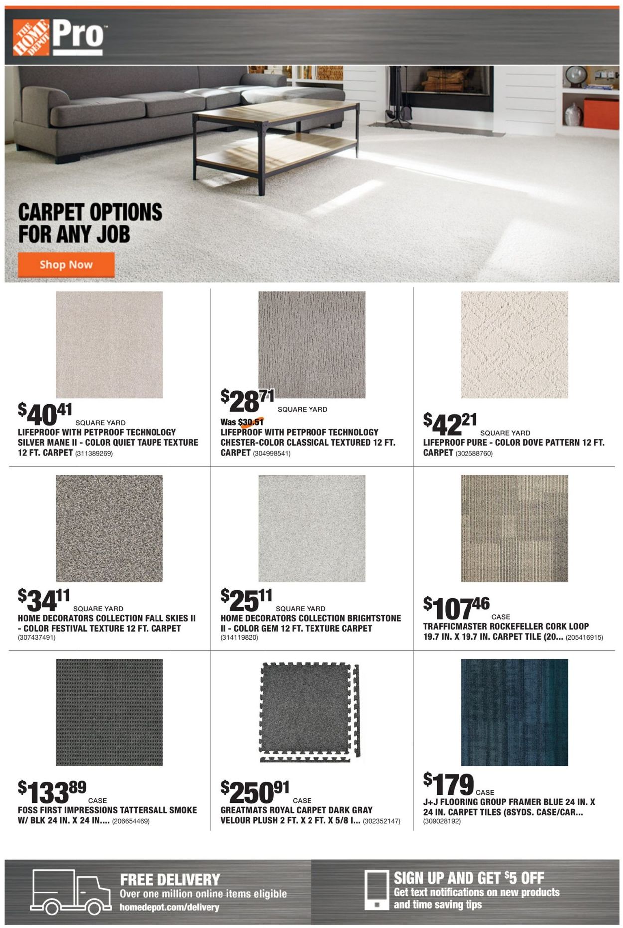 Catalogue Home Depot from 03/22/2021