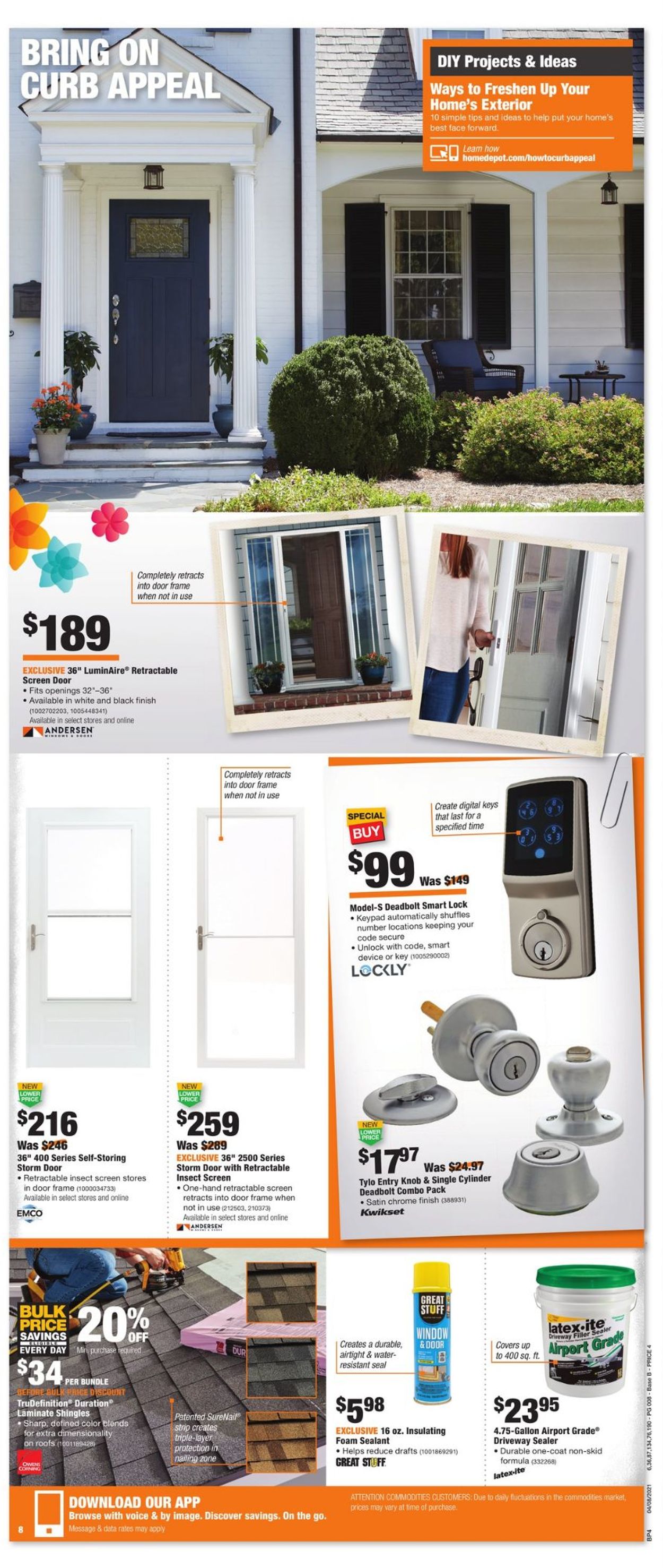 Catalogue Home Depot from 04/08/2021