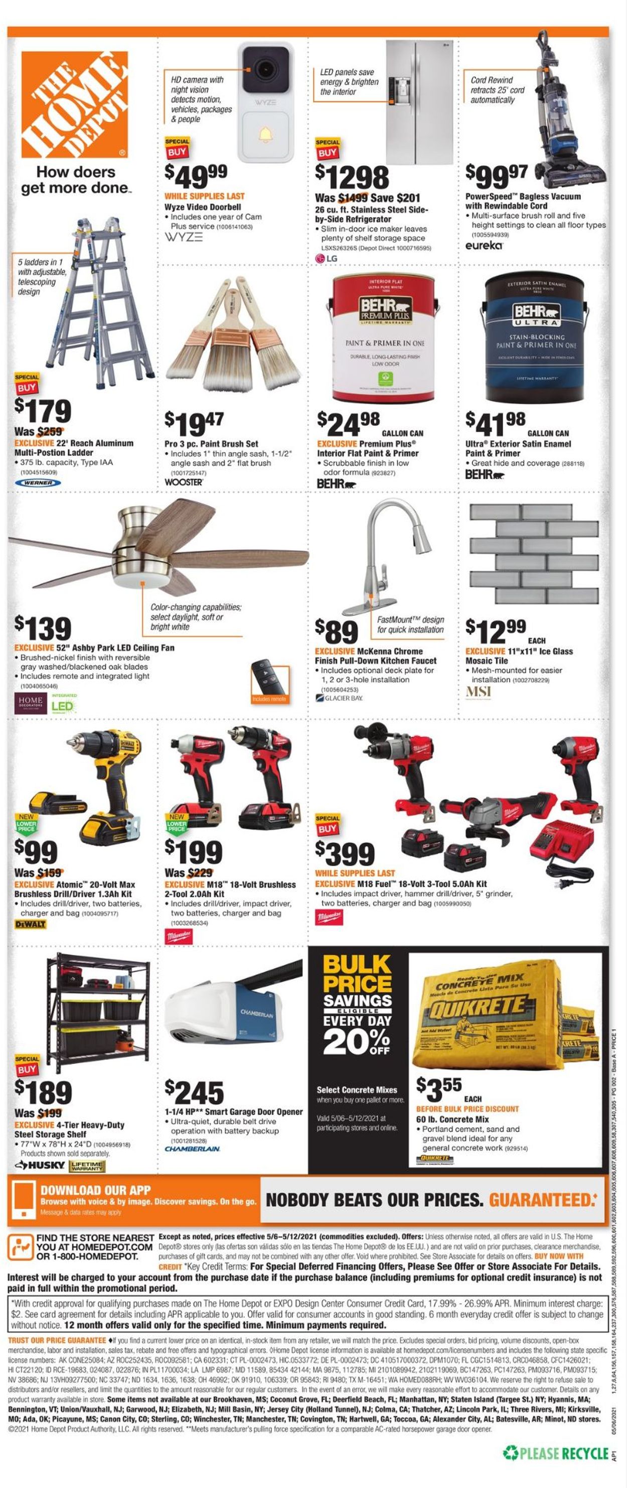 Catalogue Home Depot from 05/06/2021