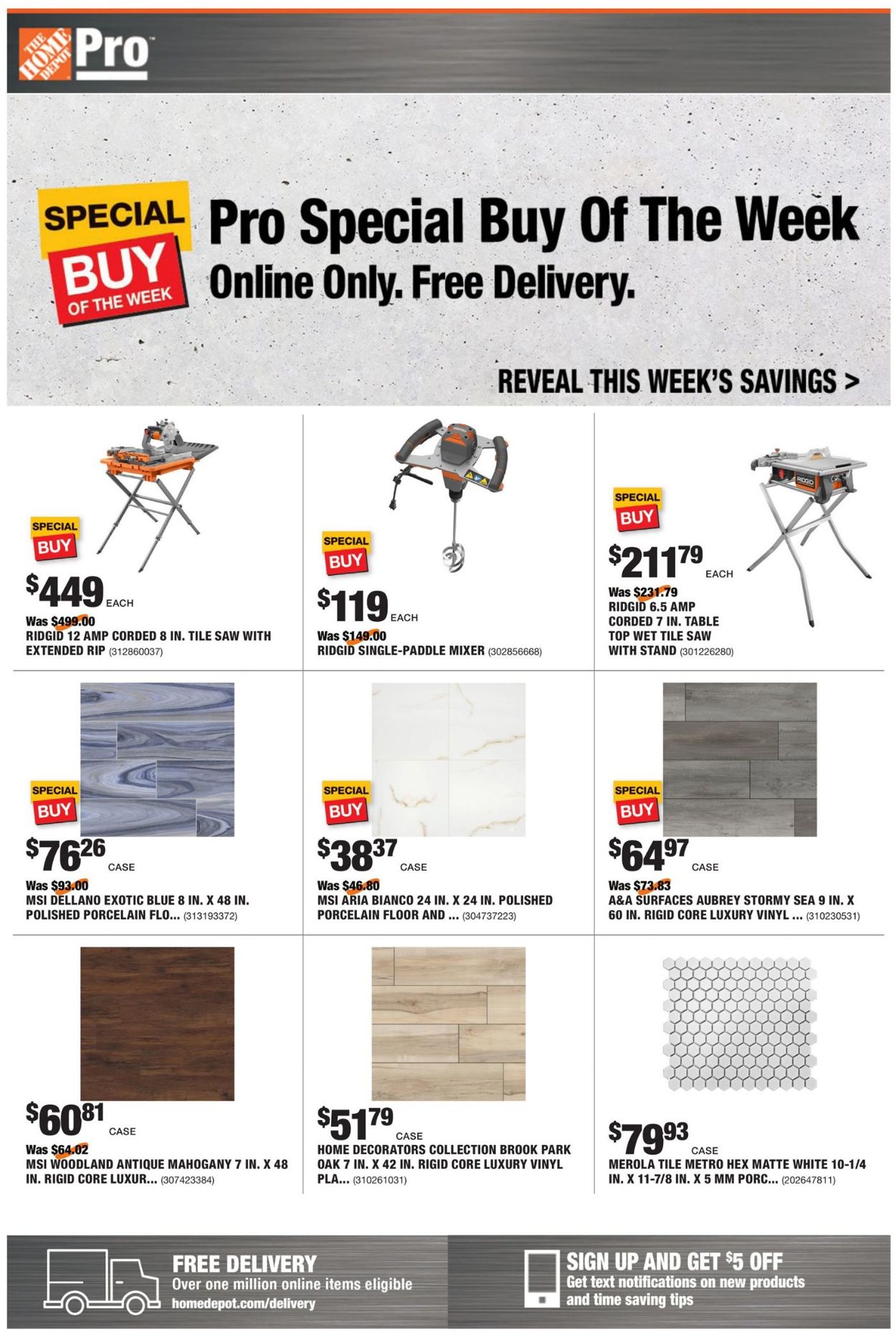 Catalogue Home Depot from 05/10/2021
