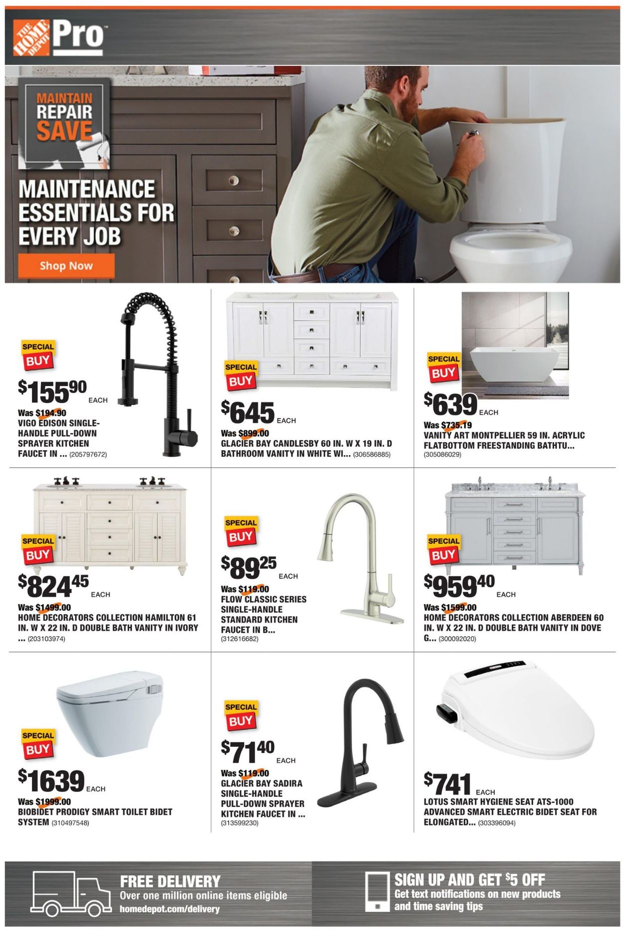 Catalogue Home Depot from 05/17/2021