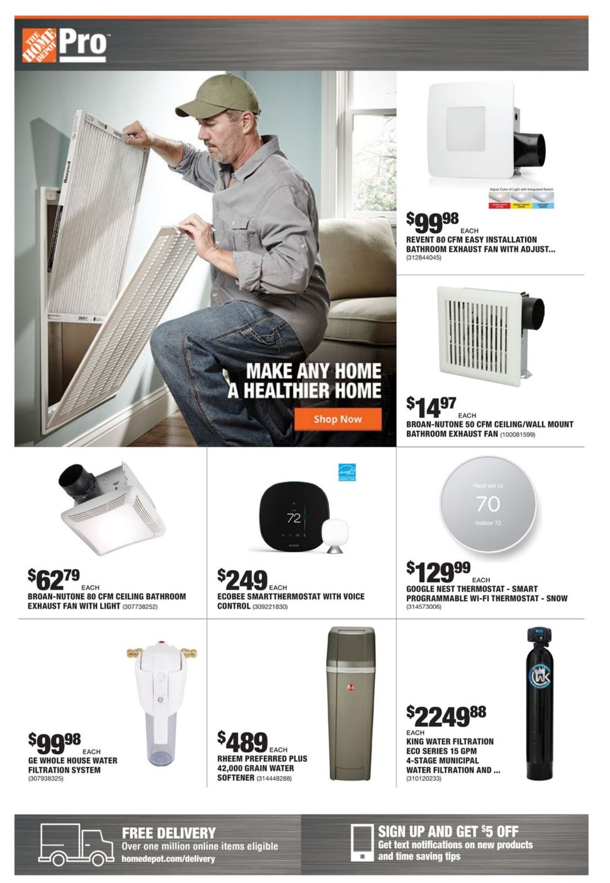 Catalogue Home Depot from 07/12/2021