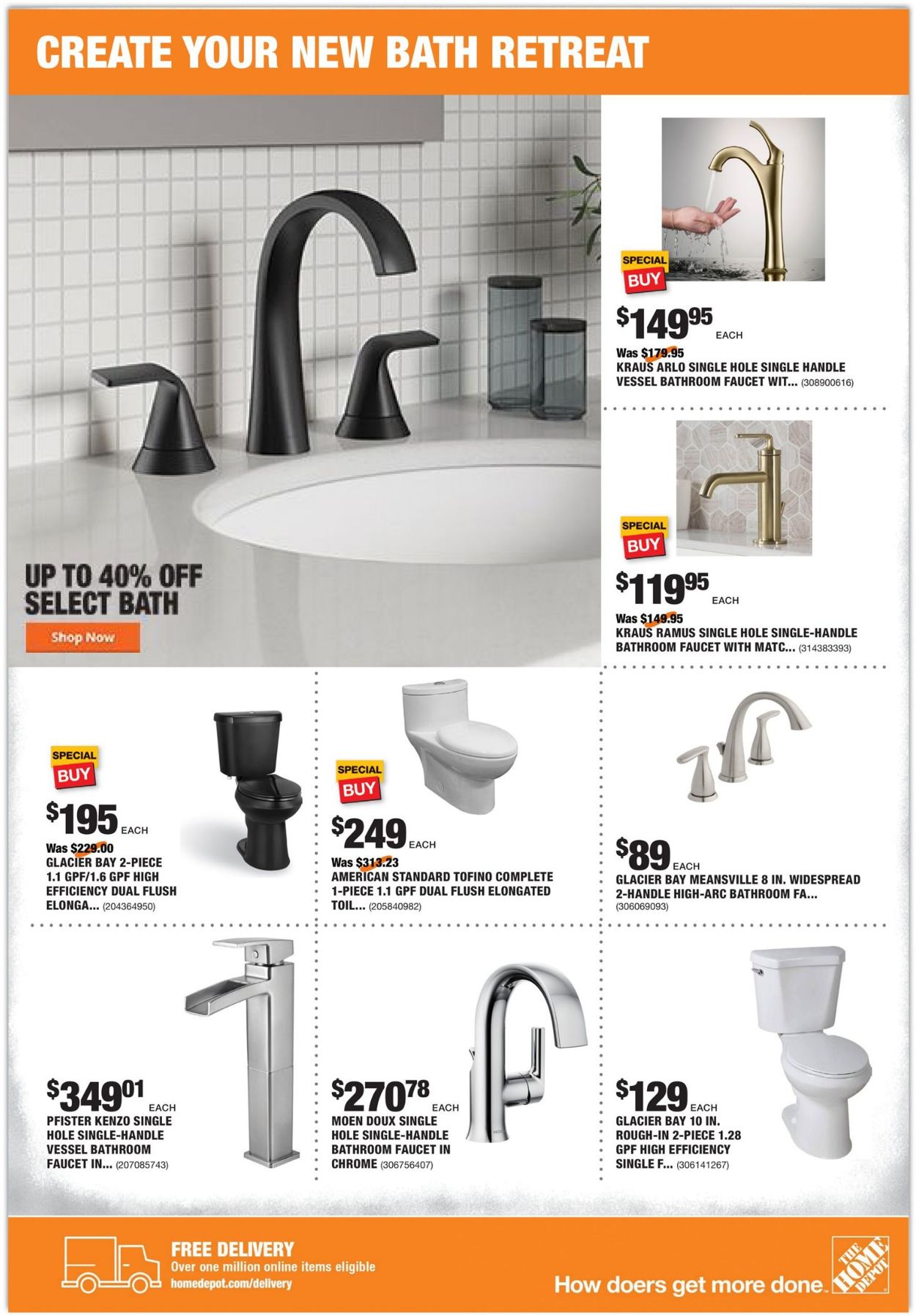 Catalogue Home Depot from 08/12/2021