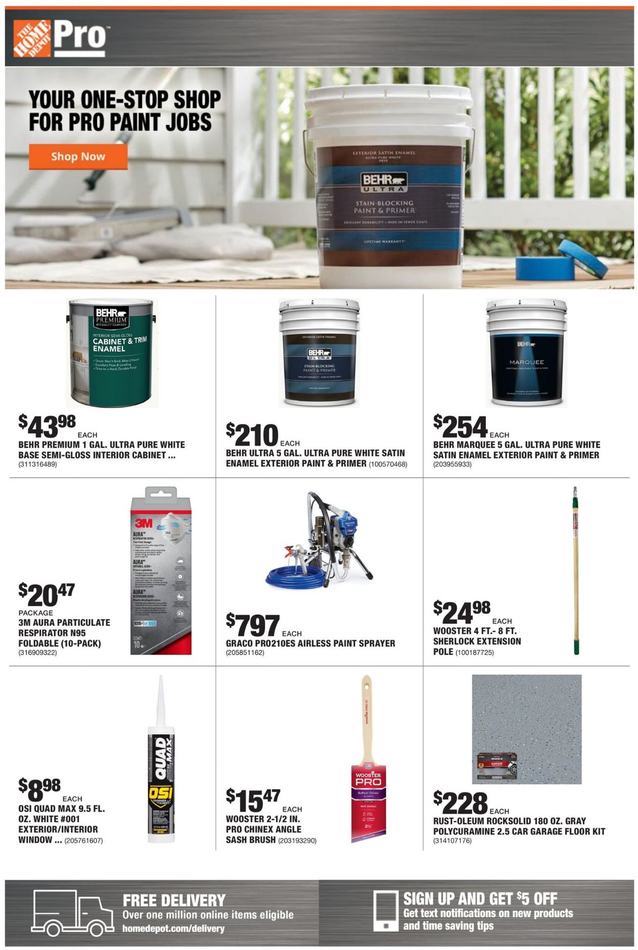 Catalogue Home Depot from 08/16/2021