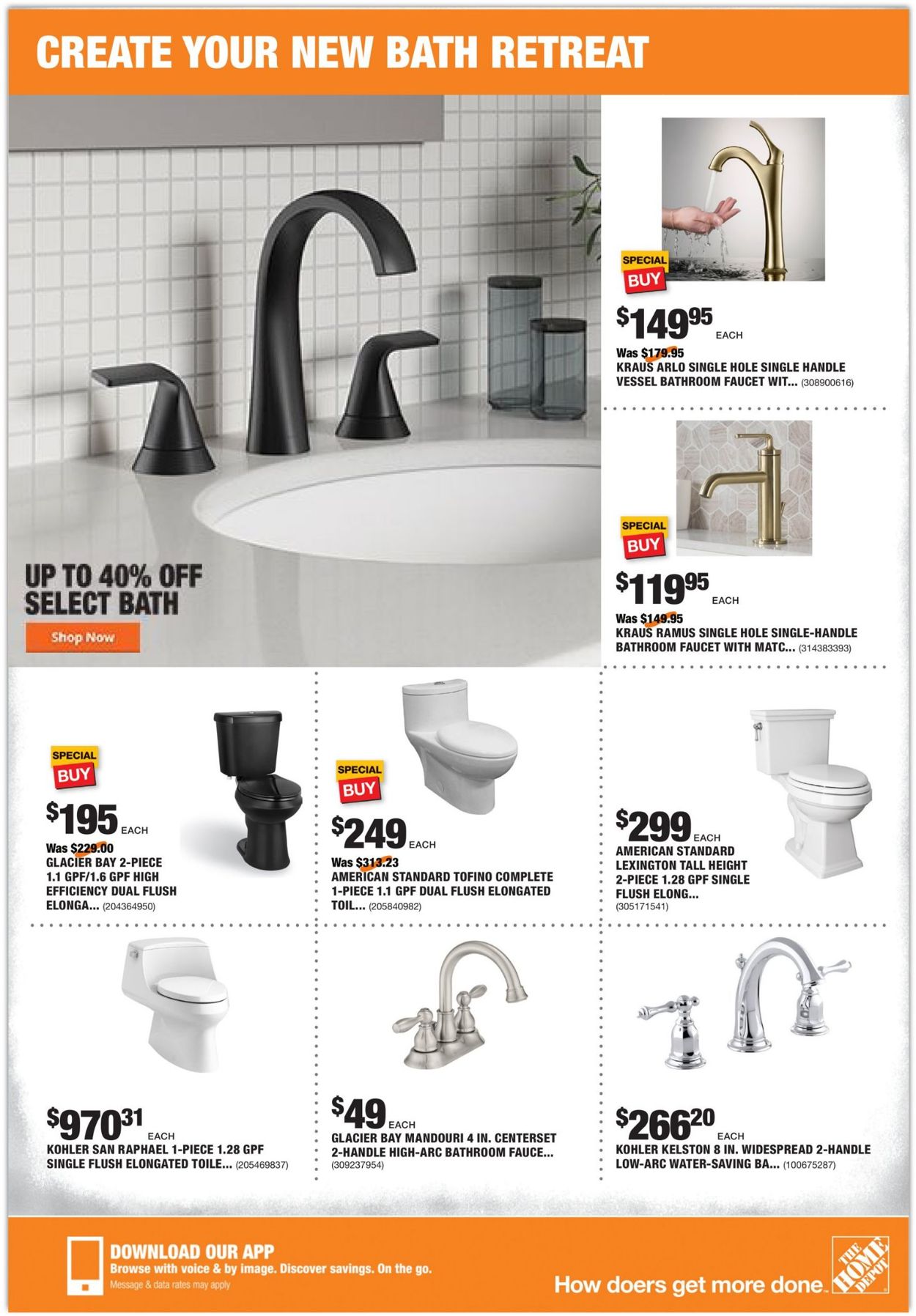 Catalogue Home Depot from 08/19/2021