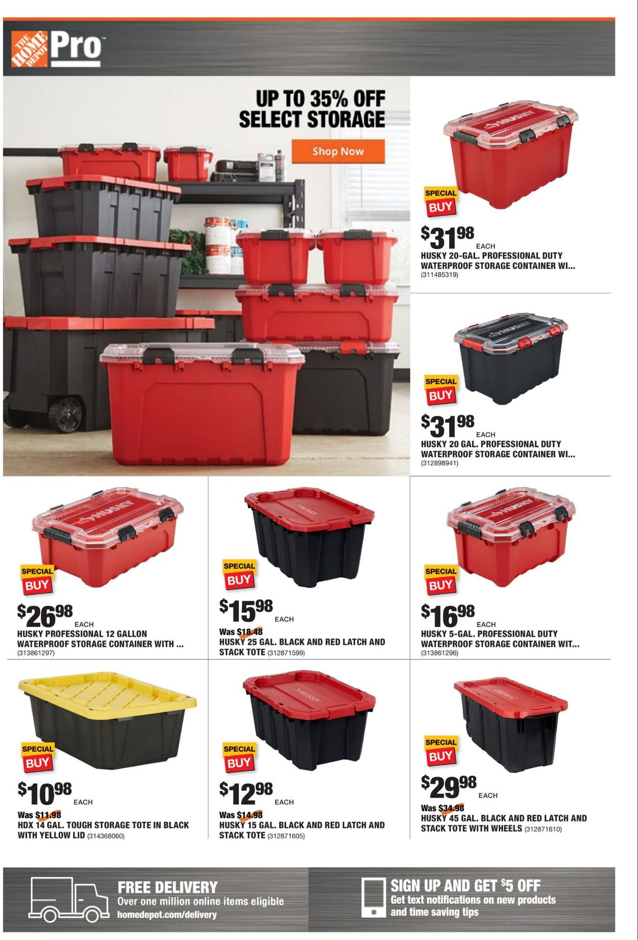 Catalogue Home Depot from 08/23/2021