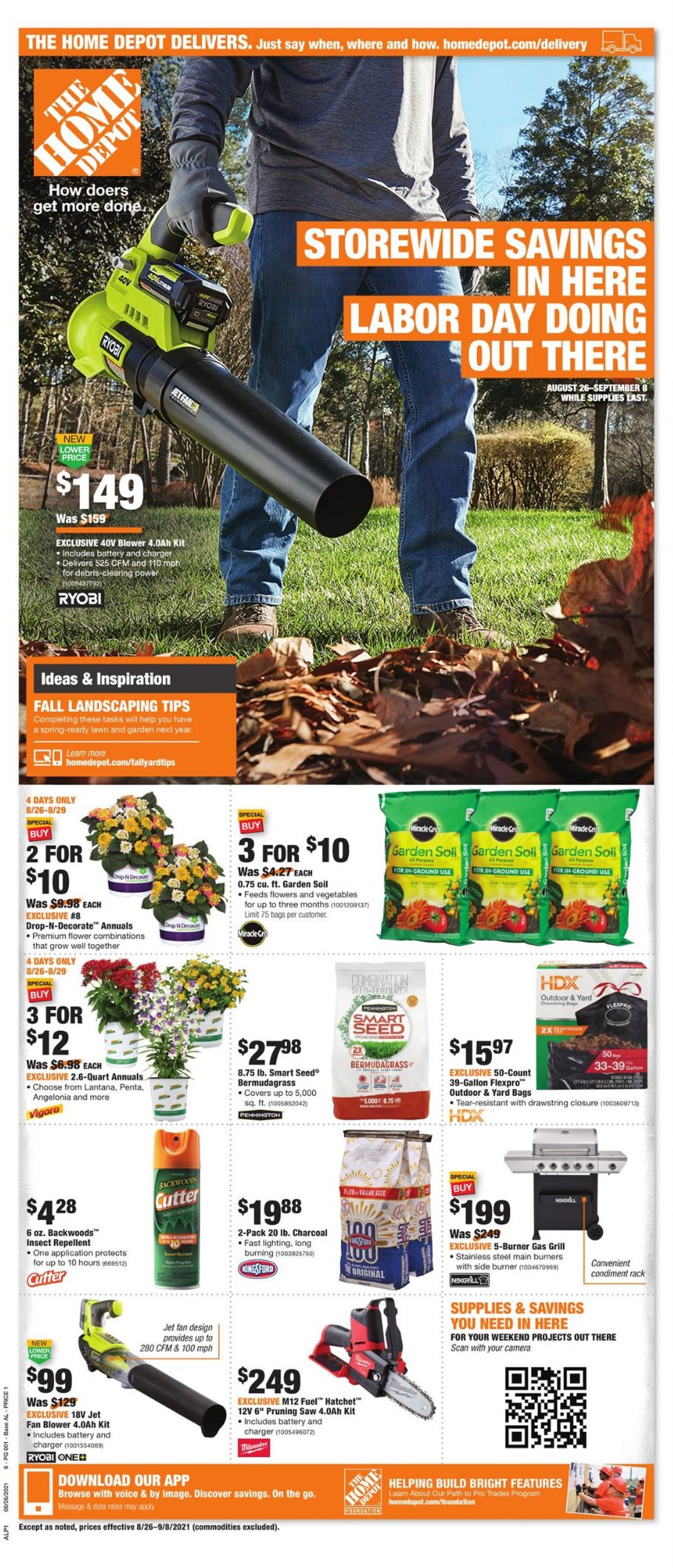 Catalogue Home Depot from 08/26/2021