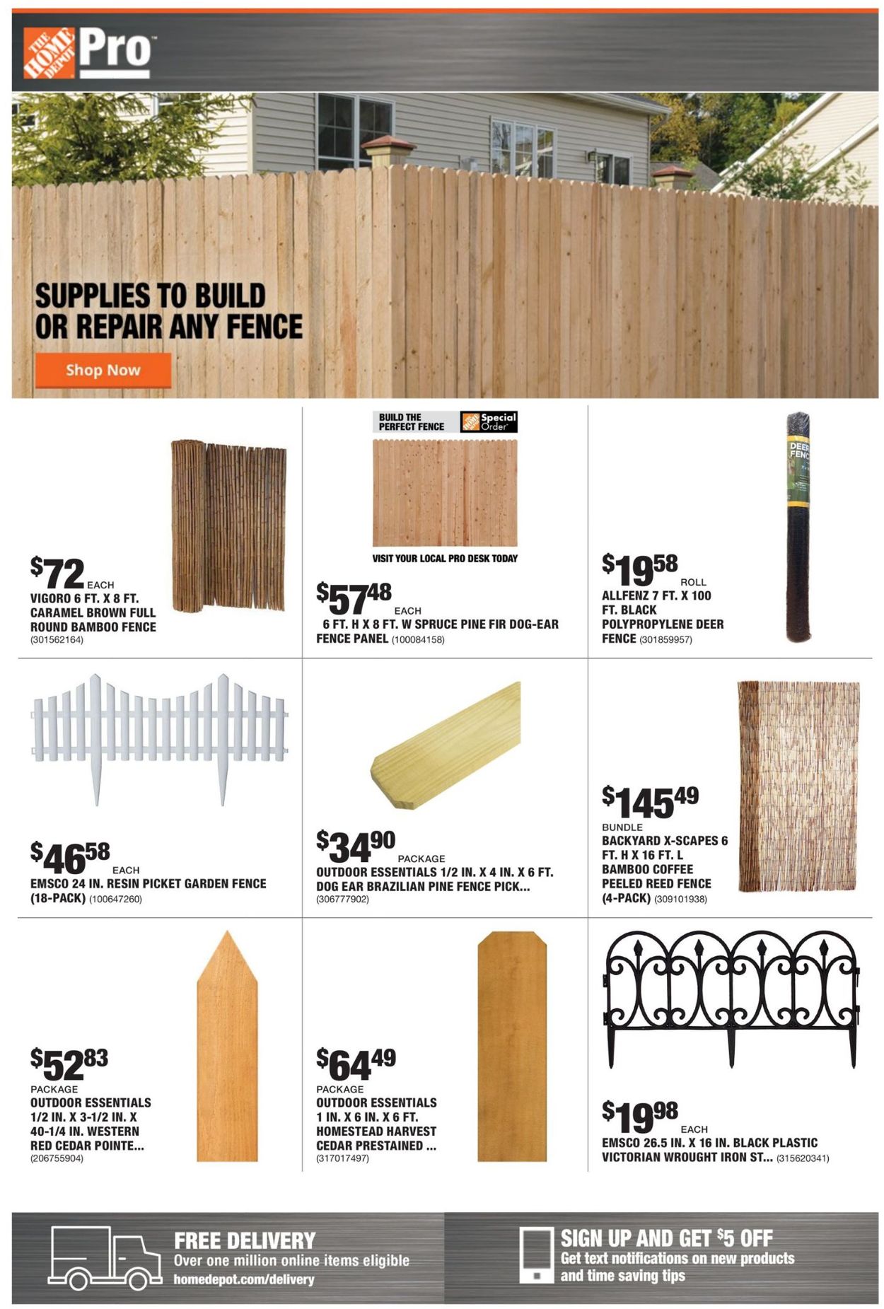 Catalogue Home Depot from 08/30/2021