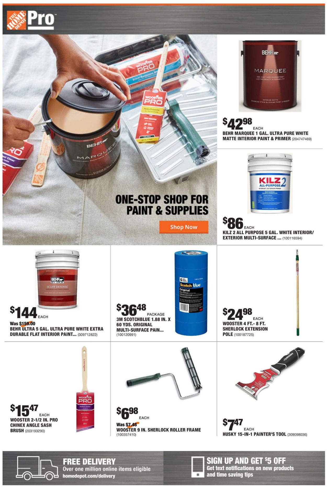 Catalogue Home Depot from 09/06/2021