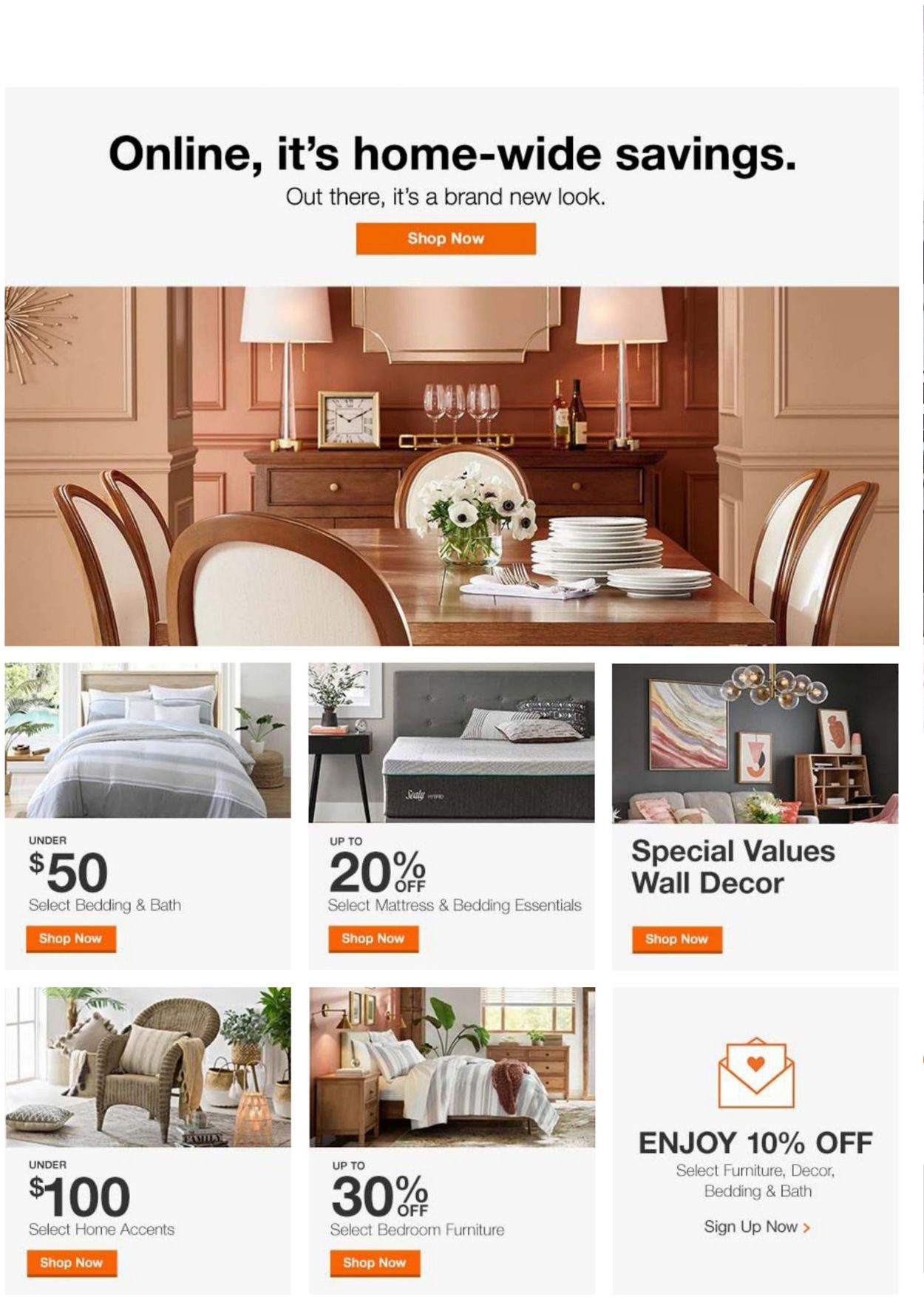 Catalogue Home Depot from 09/16/2021