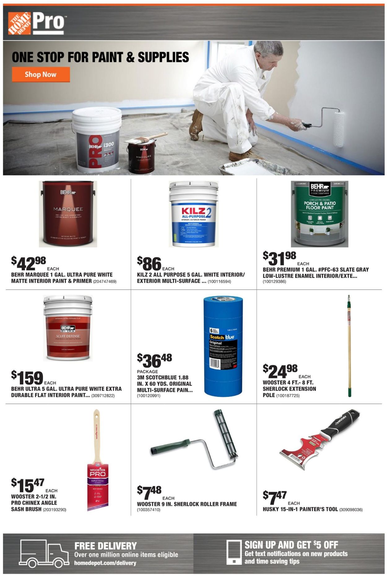 Catalogue Home Depot from 09/20/2021