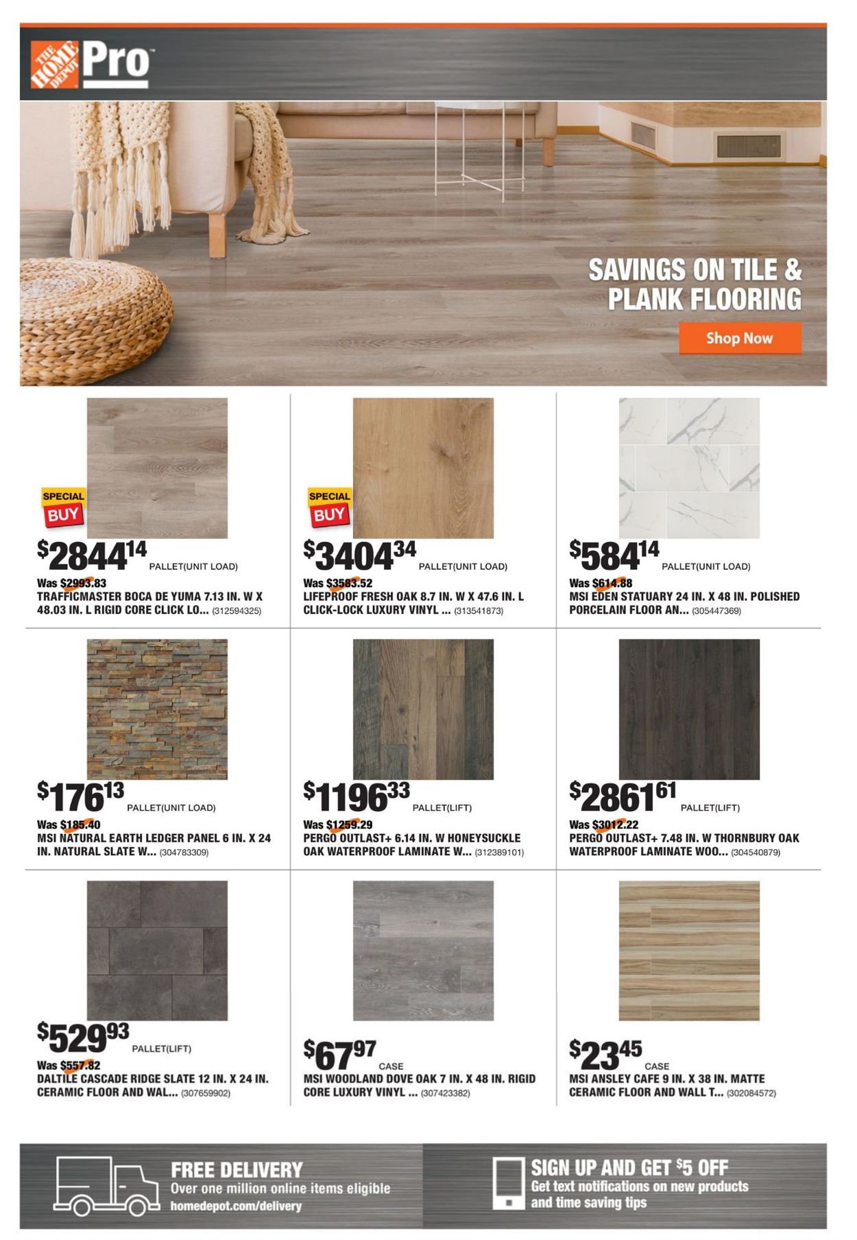 Catalogue Home Depot from 10/18/2021