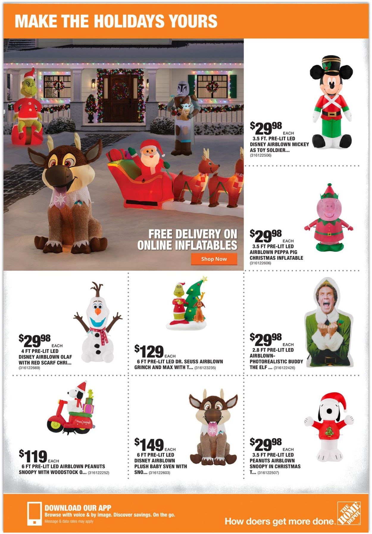 Catalogue Home Depot HOLIDAY 2021 from 10/28/2021