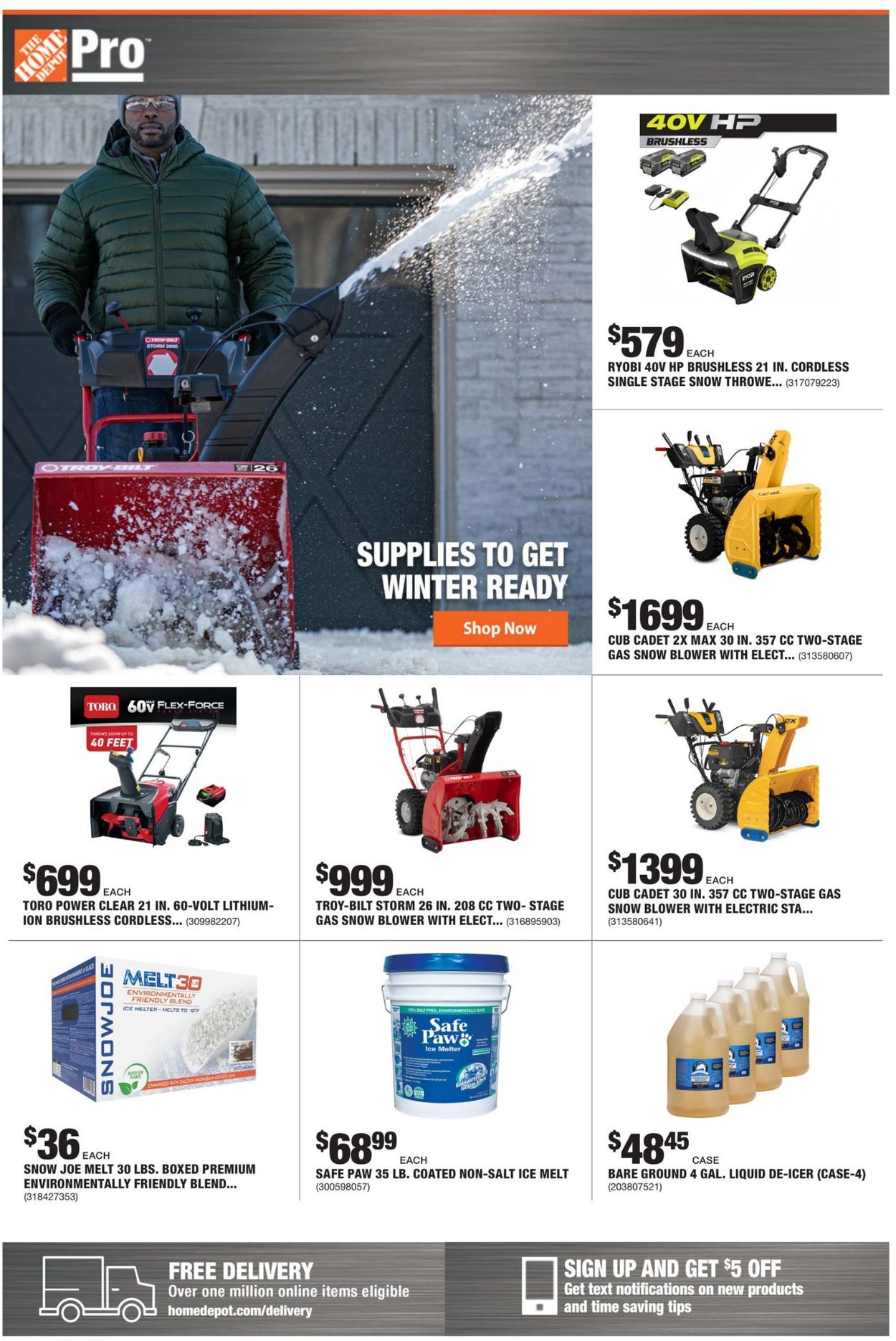 Catalogue Home Depot from 11/15/2021