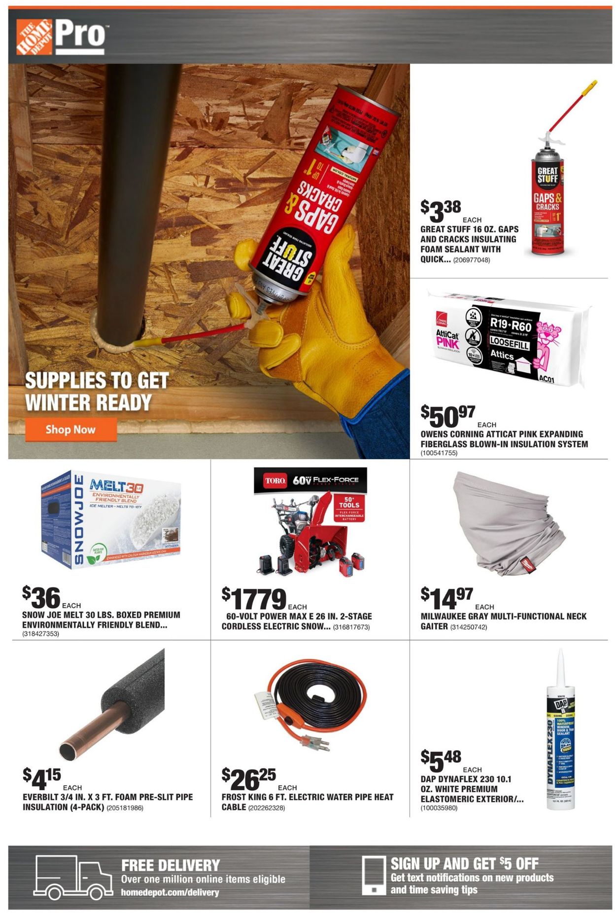 Catalogue Home Depot from 11/29/2021