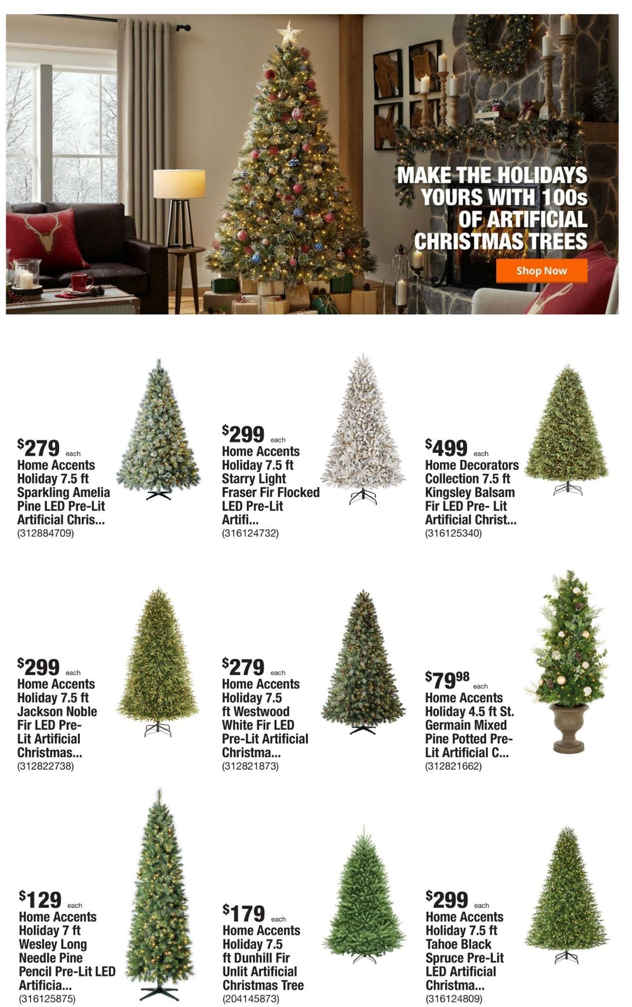 Catalogue Home Depot CHRISTMAS 2021 from 12/09/2021
