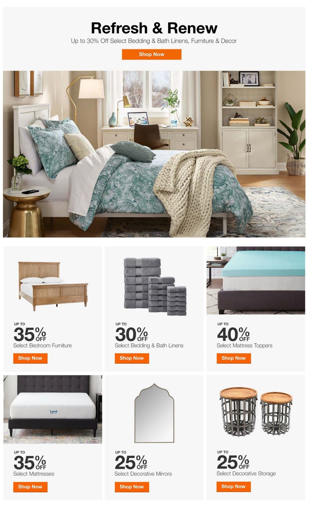 Catalogue Home Depot from 01/13/2022