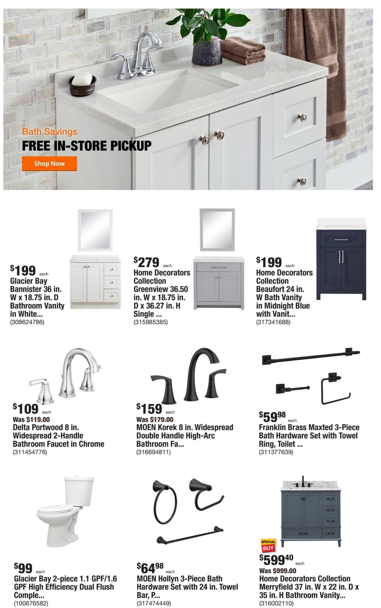 Catalogue Home Depot from 01/20/2022