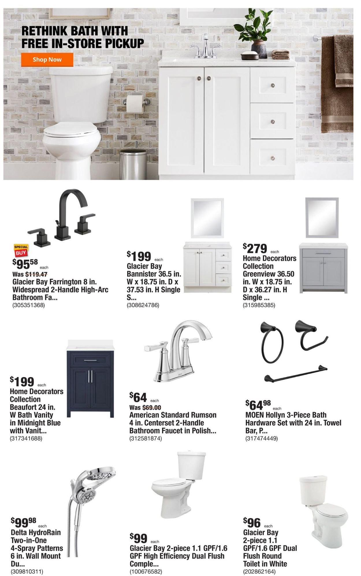 Catalogue Home Depot from 01/24/2022