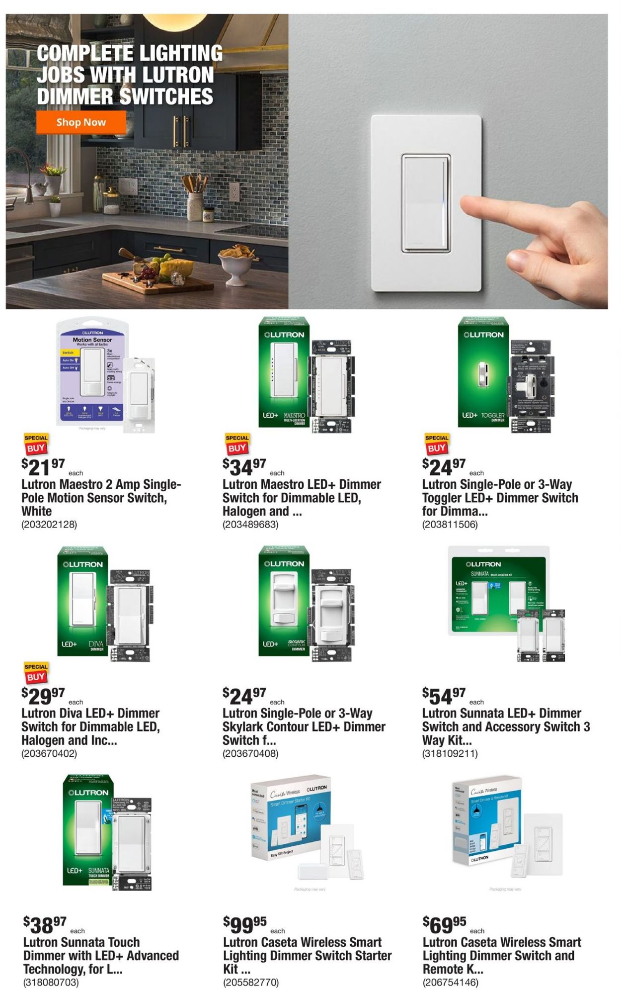 Catalogue Home Depot from 03/21/2022