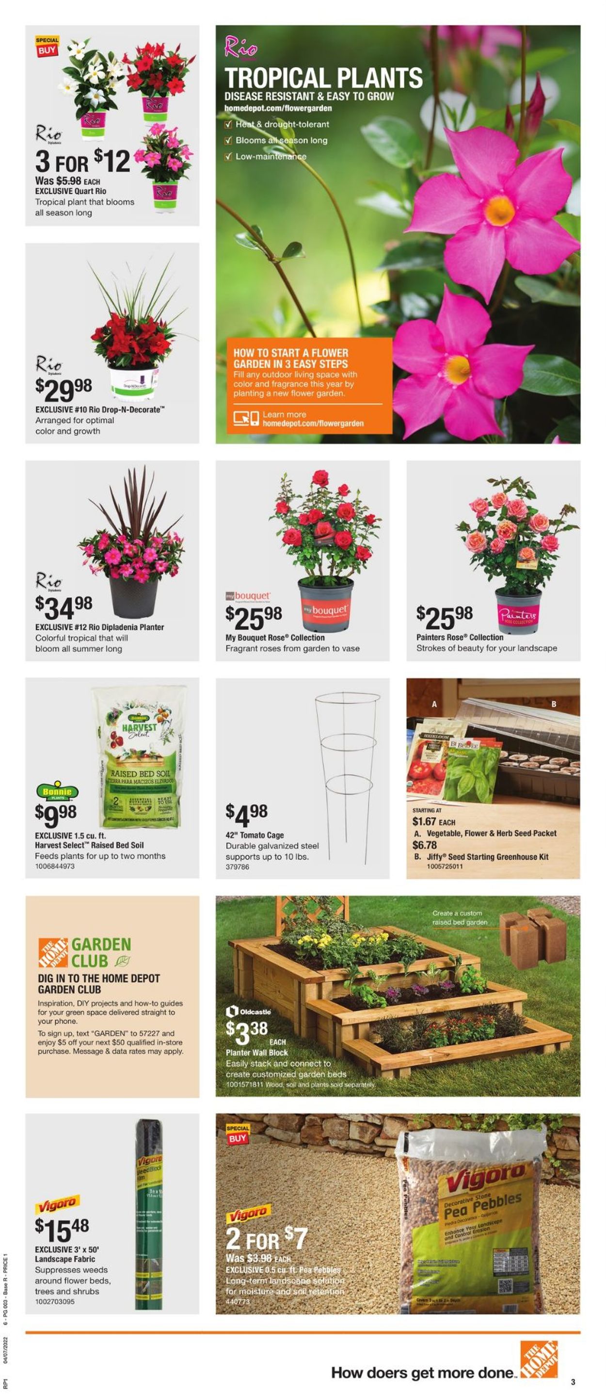 Catalogue Home Depot from 04/07/2022