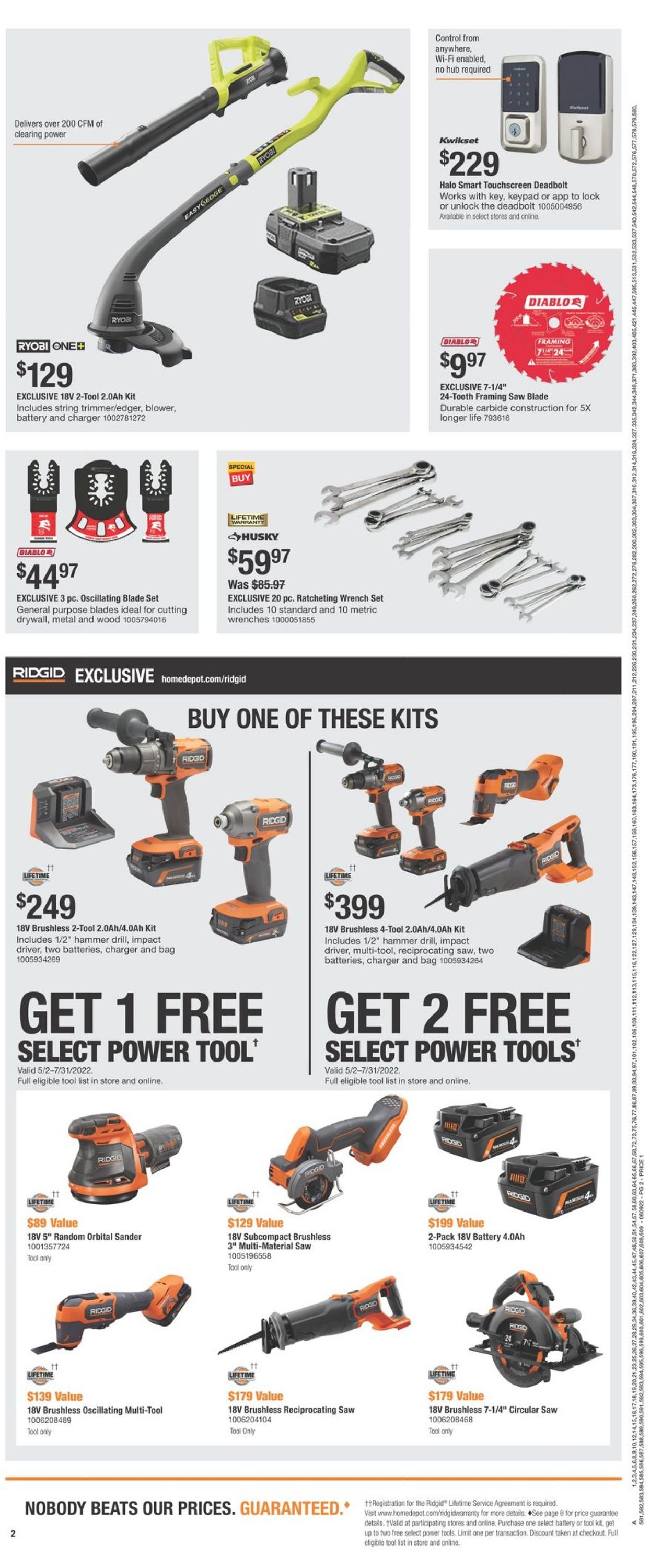 Catalogue Home Depot from 06/09/2022