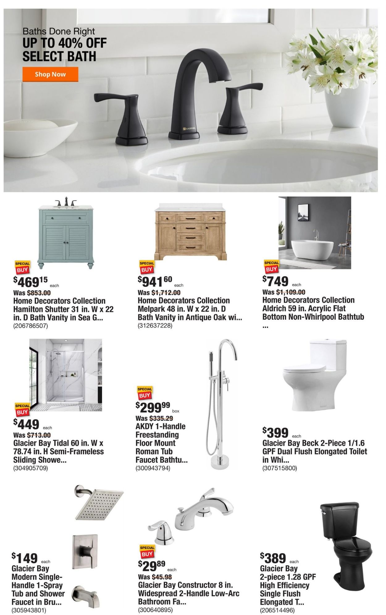 Catalogue Home Depot from 07/14/2022