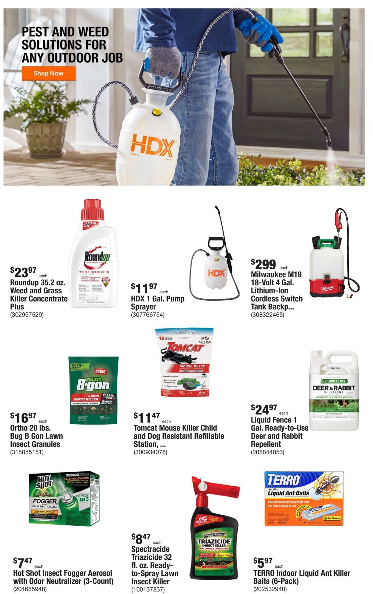 Catalogue Home Depot from 07/18/2022