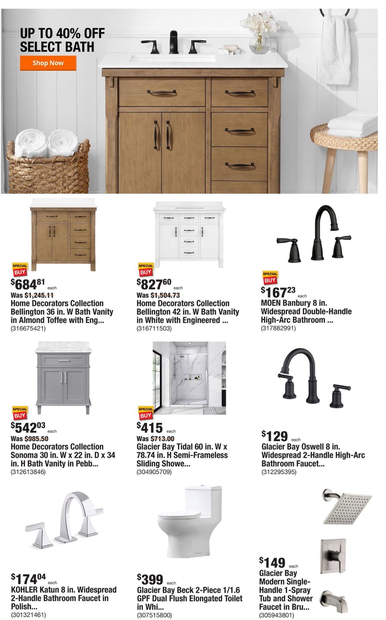 Catalogue Home Depot from 07/25/2022