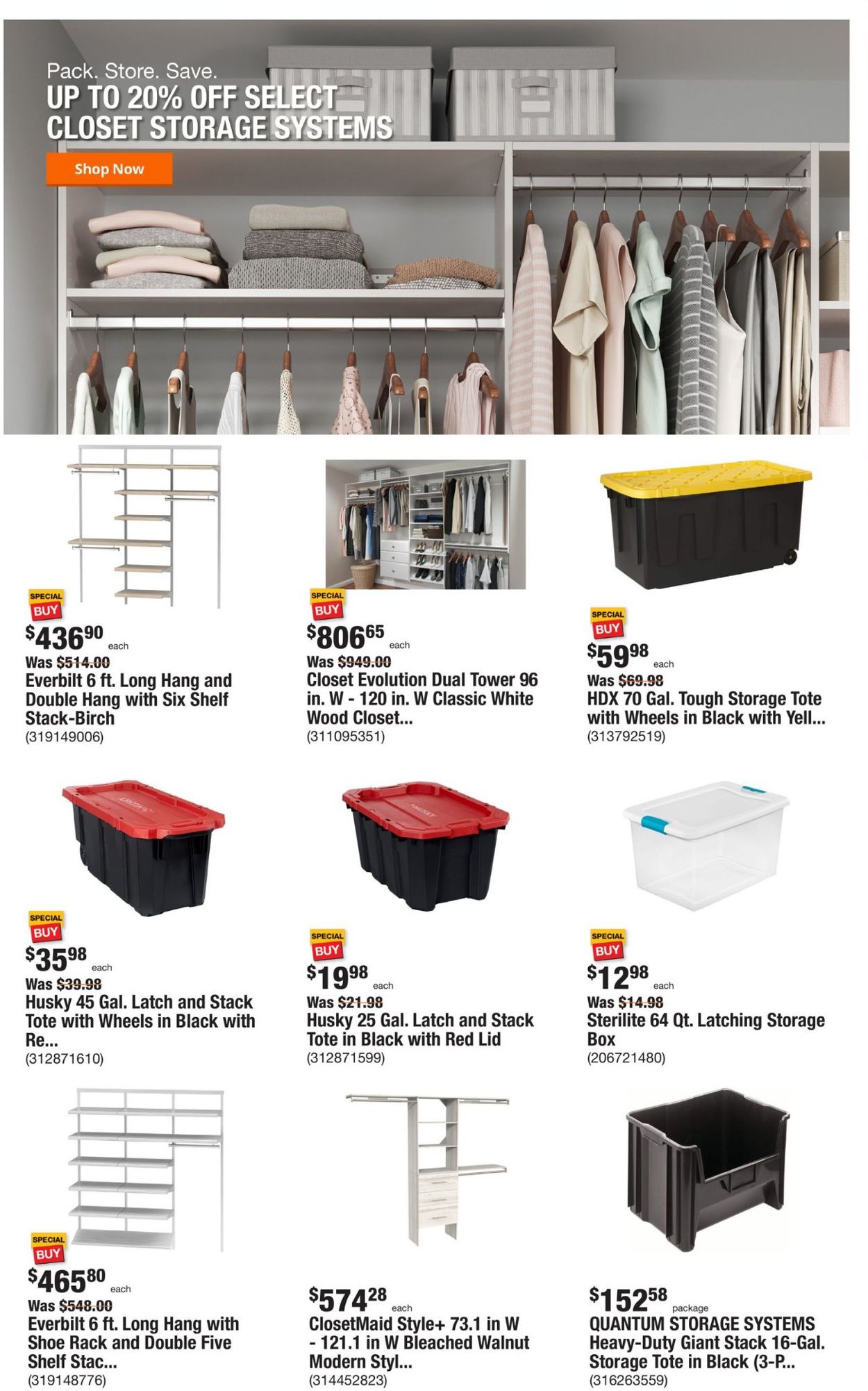 Catalogue Home Depot from 07/28/2022