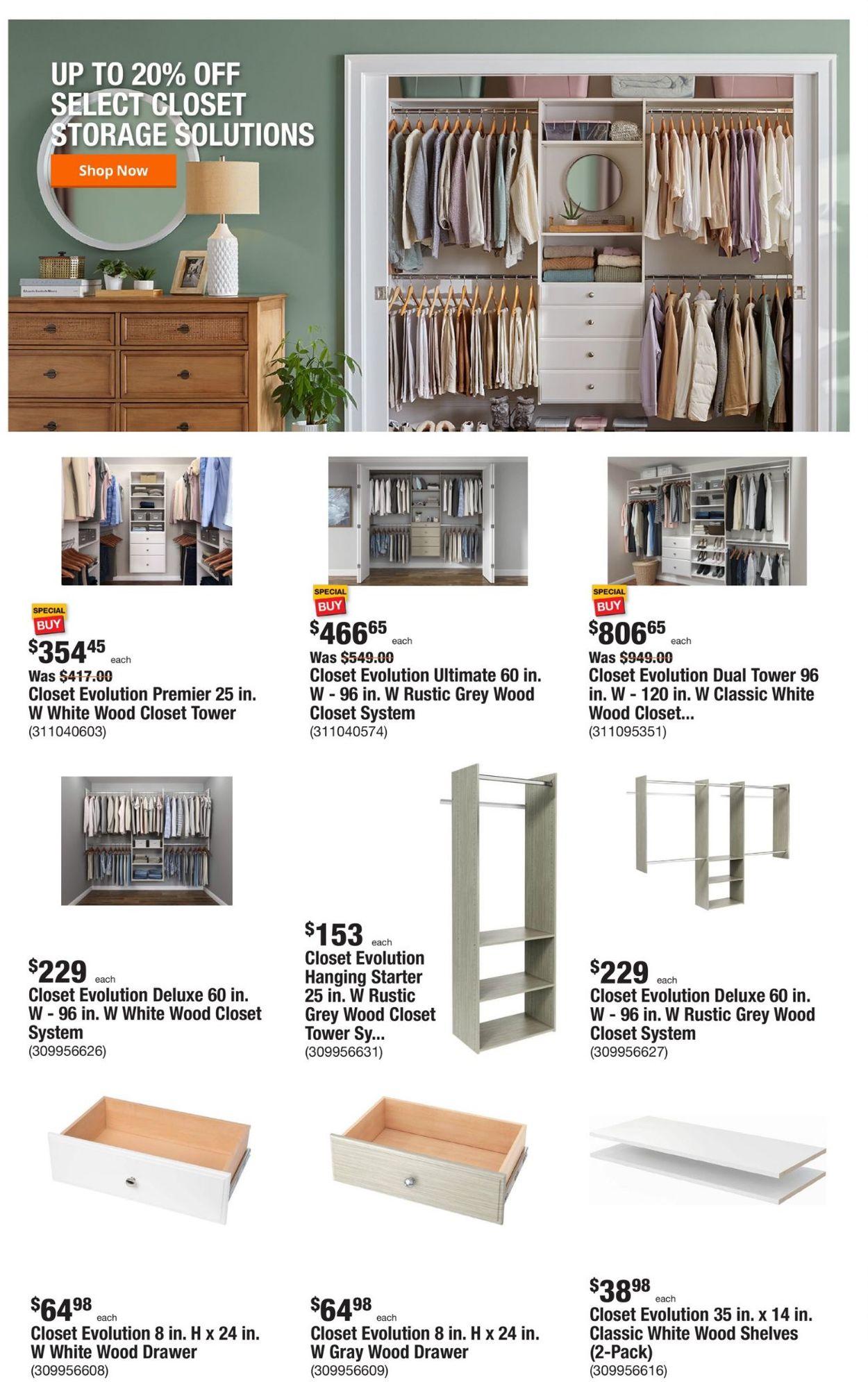 Catalogue Home Depot from 08/11/2022