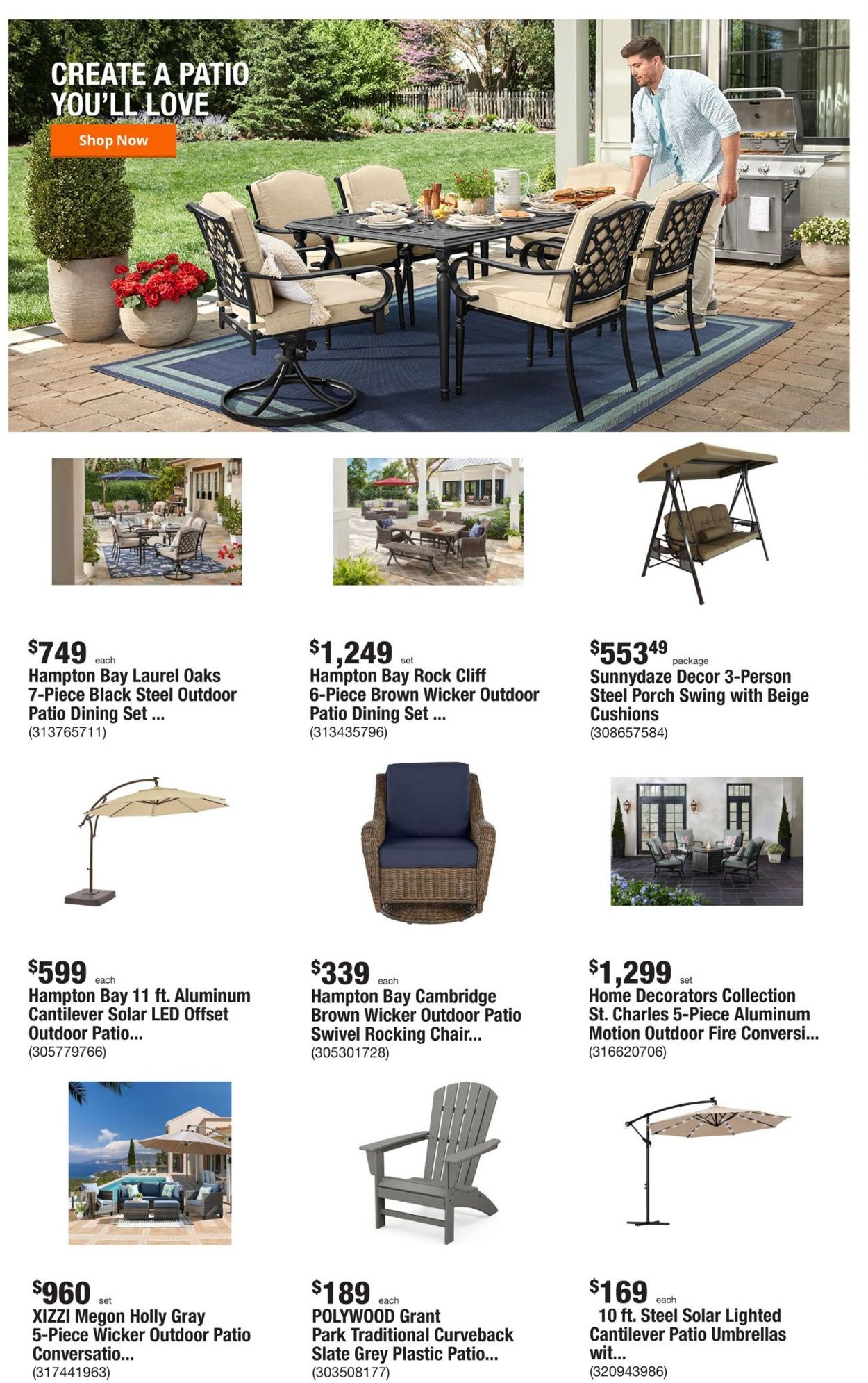Catalogue Home Depot from 08/18/2022