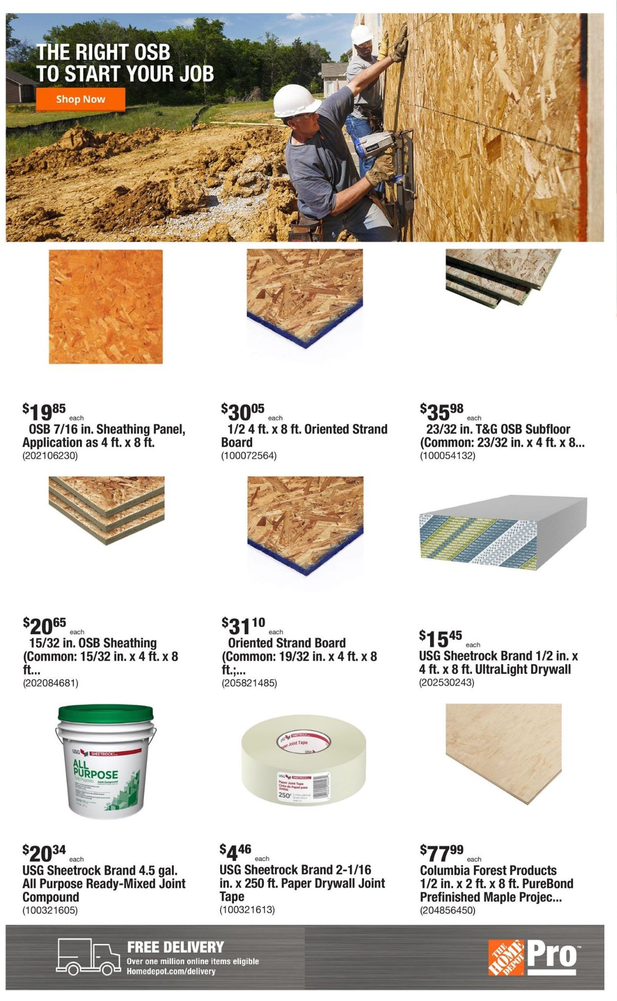 Catalogue Home Depot from 08/22/2022