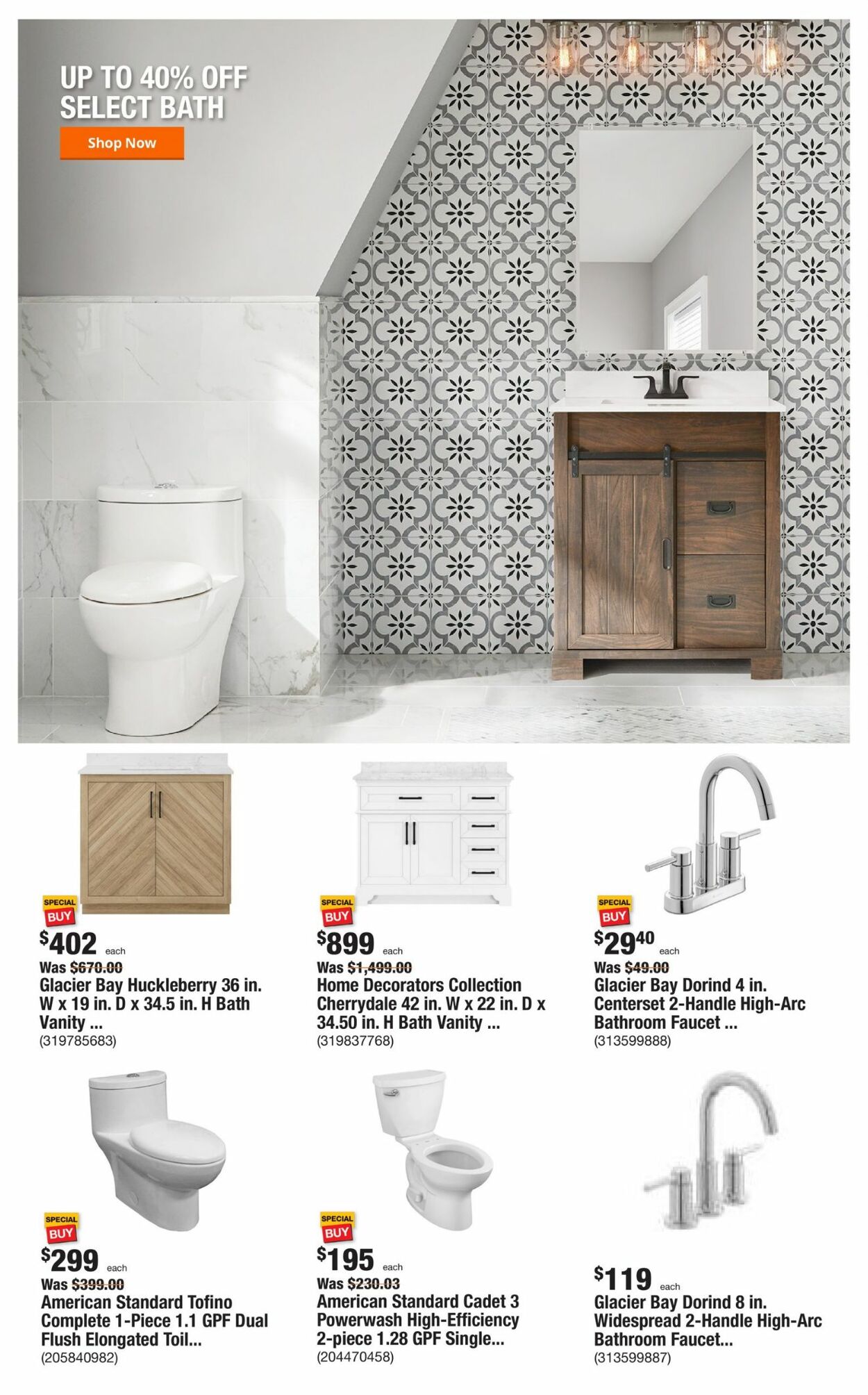 Catalogue Home Depot from 10/17/2022