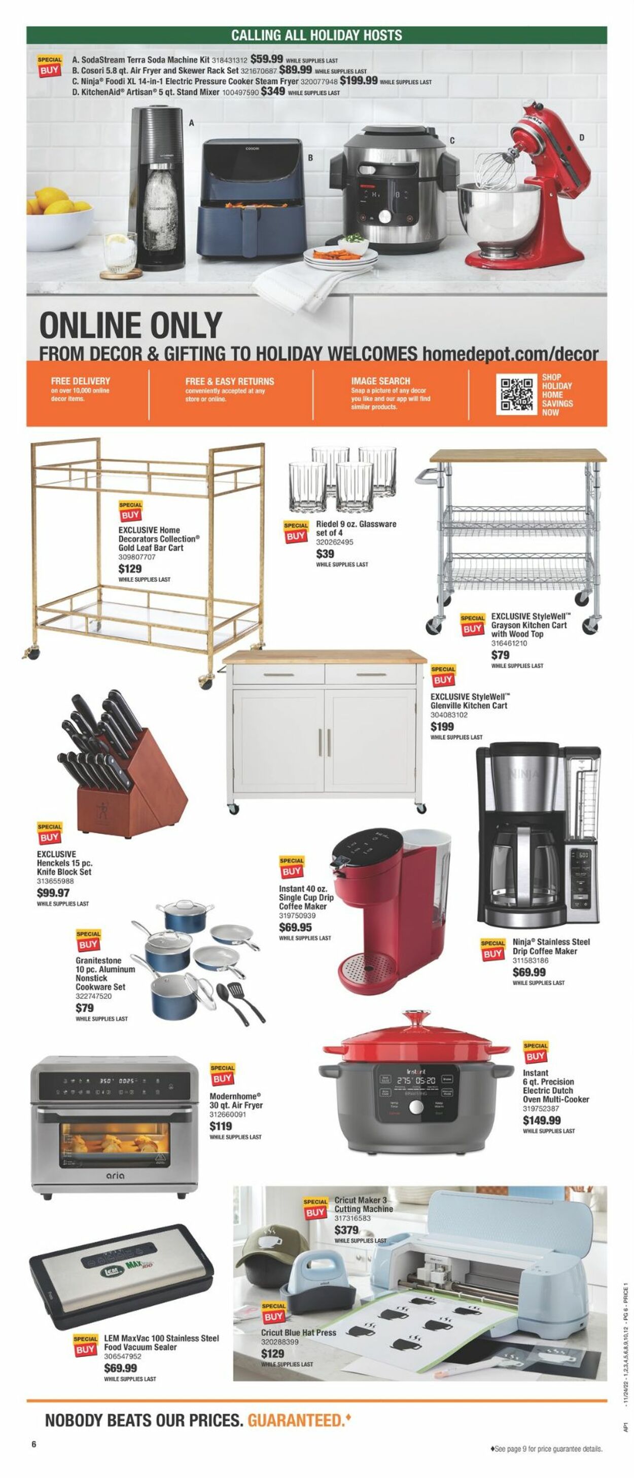 Catalogue Home Depot from 11/24/2022