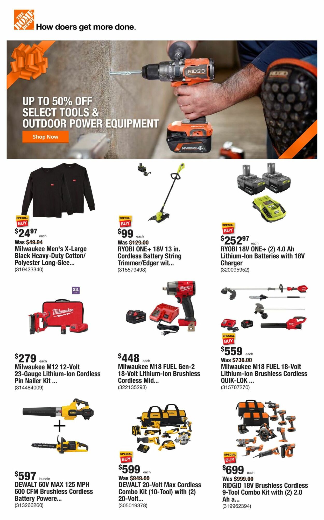 Catalogue Home Depot from 11/28/2022