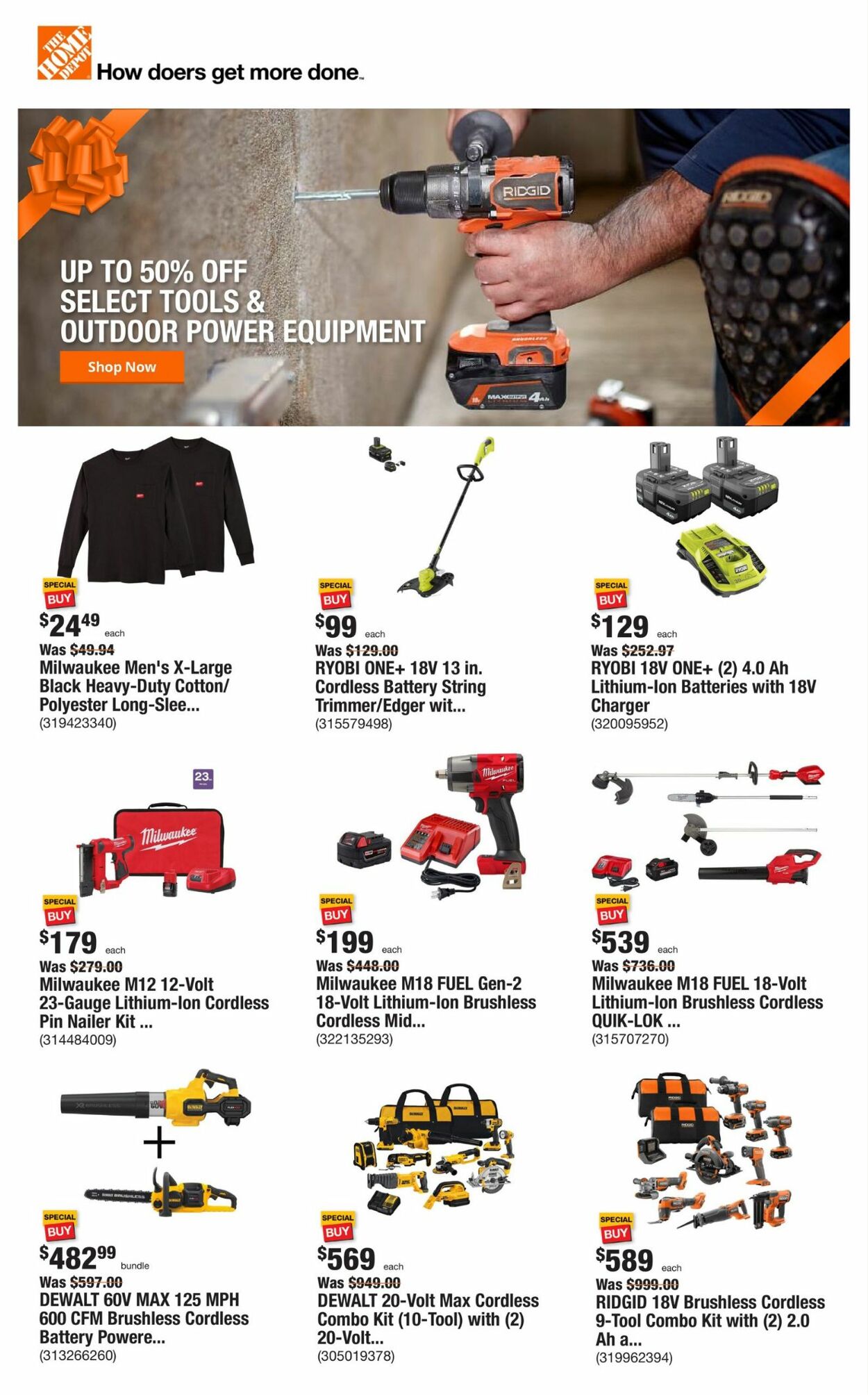 Catalogue Home Depot from 11/28/2022