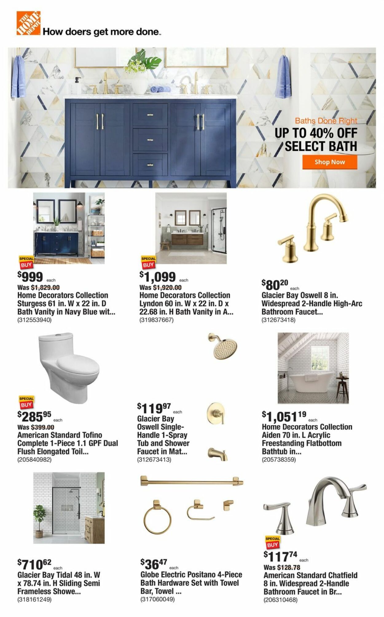 Catalogue Home Depot from 01/12/2023