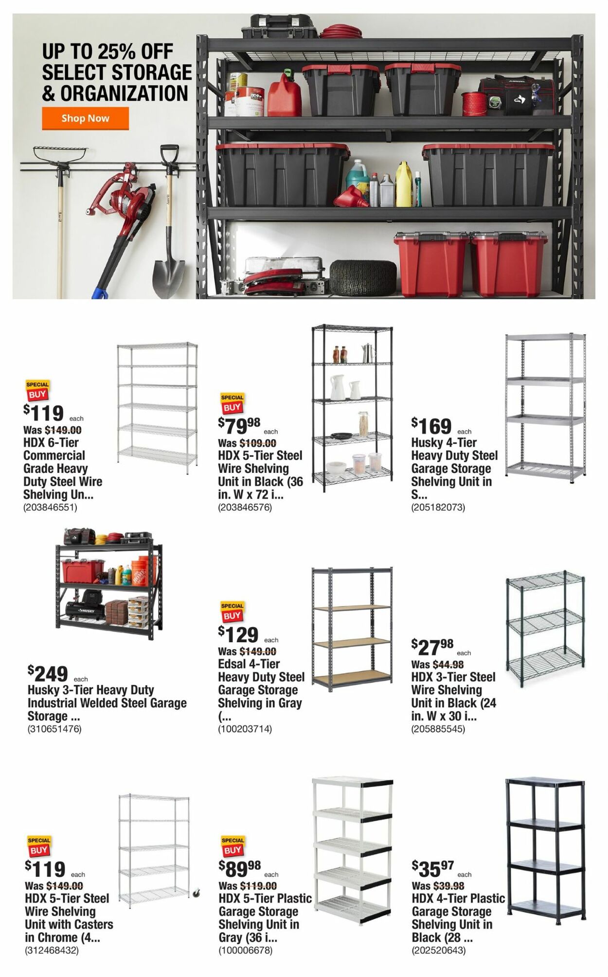 Catalogue Home Depot from 01/16/2023