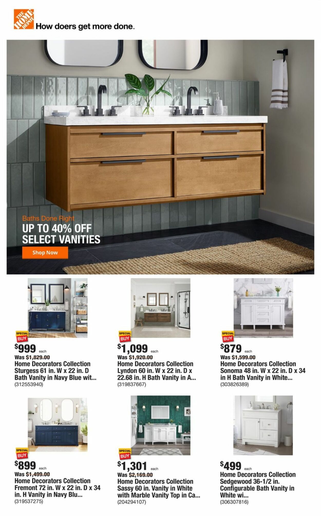 Catalogue Home Depot from 01/05/2023